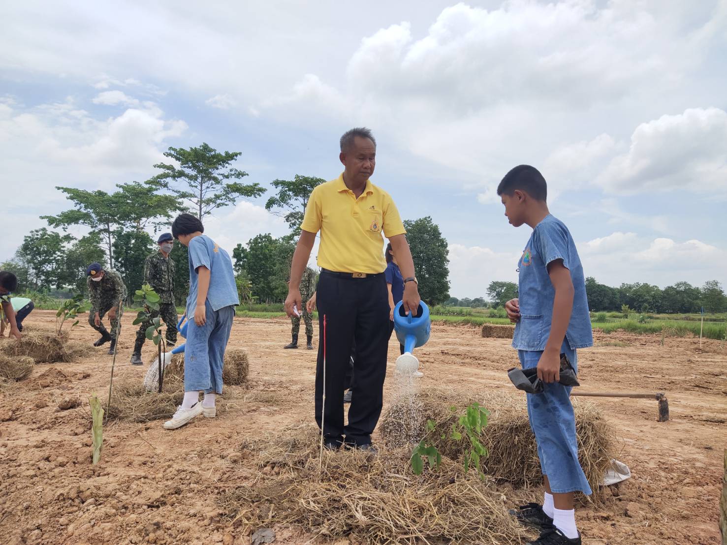 ? พช.มหาสารคาม  ร่วมพิธีเปิดการอบรมตามโครงการ โคก หนอง นา พระราชทานข้าราชบริพารฯ?