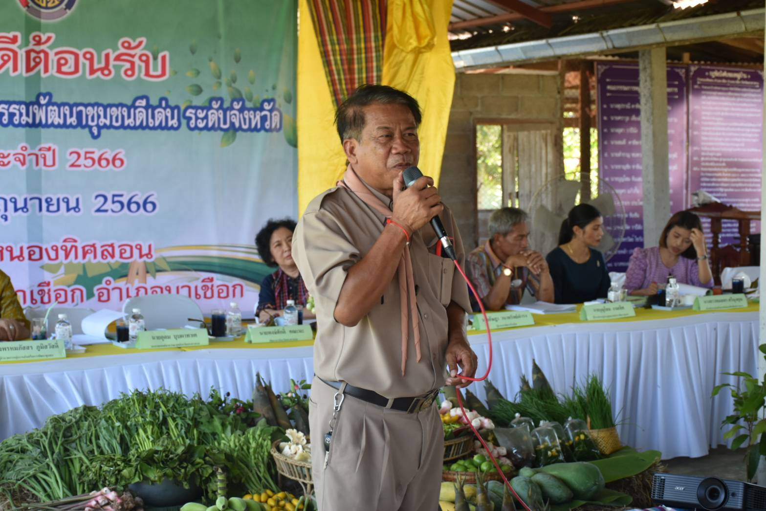 ?พช.มหาสารคาม ลงพื้นที่คัดสรรกิจกรรมพัฒนาชุมชนดีเด่น ประจำปี 2566 จังหวัดมหาสารคาม?