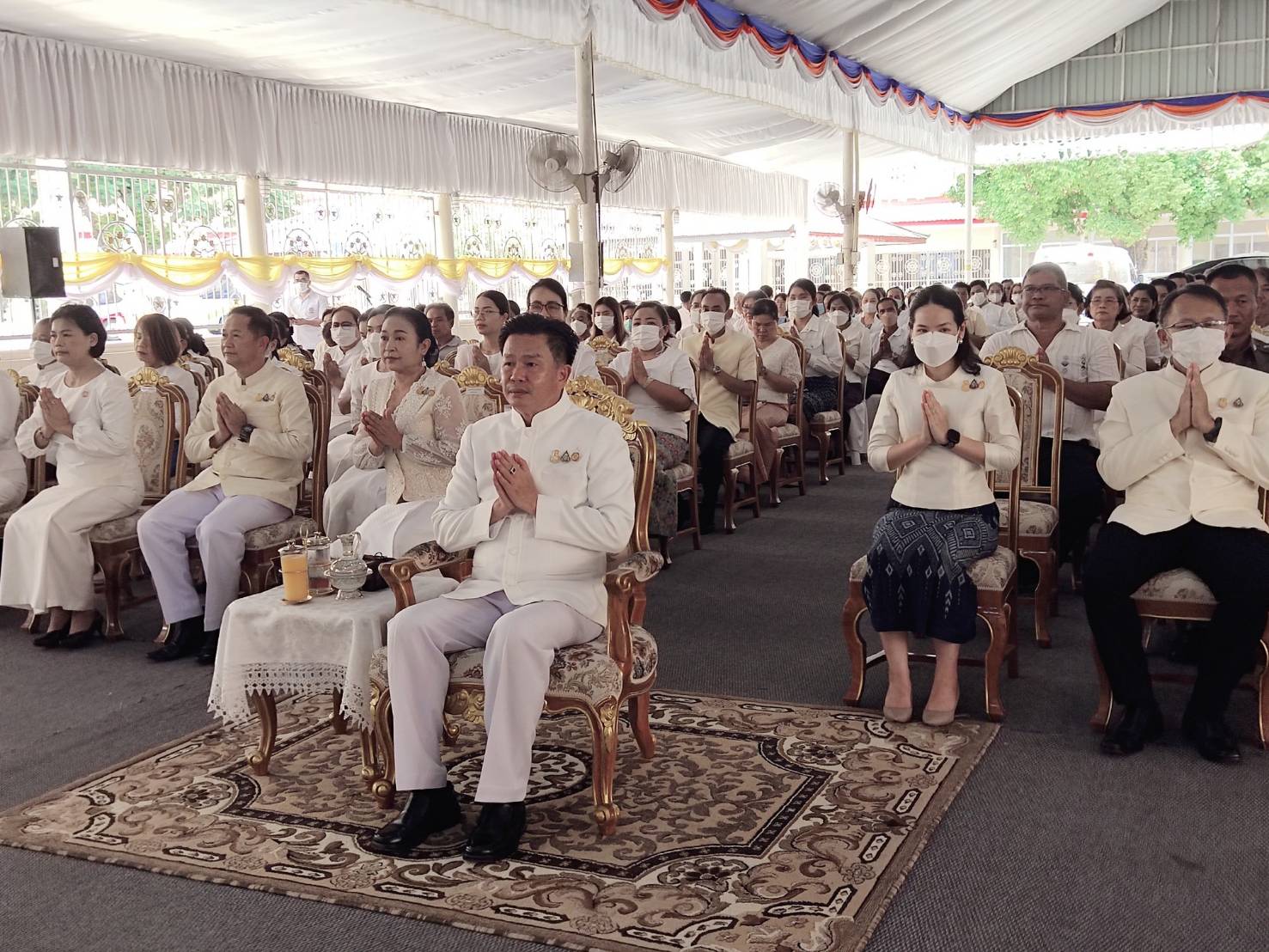 ?พช.มหาสารคาม ร่วมพิธีเจริญพระพุทธมนต์ ถวายพระกุศลแด่เจ้าพระคุณ สมเด็จพระอริยวงศาคตญาณ สมเด็จพระสังฆราช สกลมหาสังฆปริณายก เนื่องในโอกาสฉลองพระชนมายุ 8 รอบ (26 มิถุนายน 2566 )?