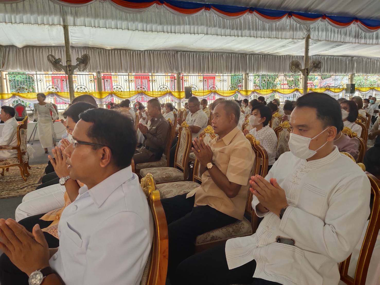 ?พช.มหาสารคาม ร่วมพิธีเจริญพระพุทธมนต์ ถวายพระกุศลแด่เจ้าพระคุณ สมเด็จพระอริยวงศาคตญาณ สมเด็จพระสังฆราช สกลมหาสังฆปริณายก เนื่องในโอกาสฉลองพระชนมายุ 8 รอบ (26 มิถุนายน 2566 )?