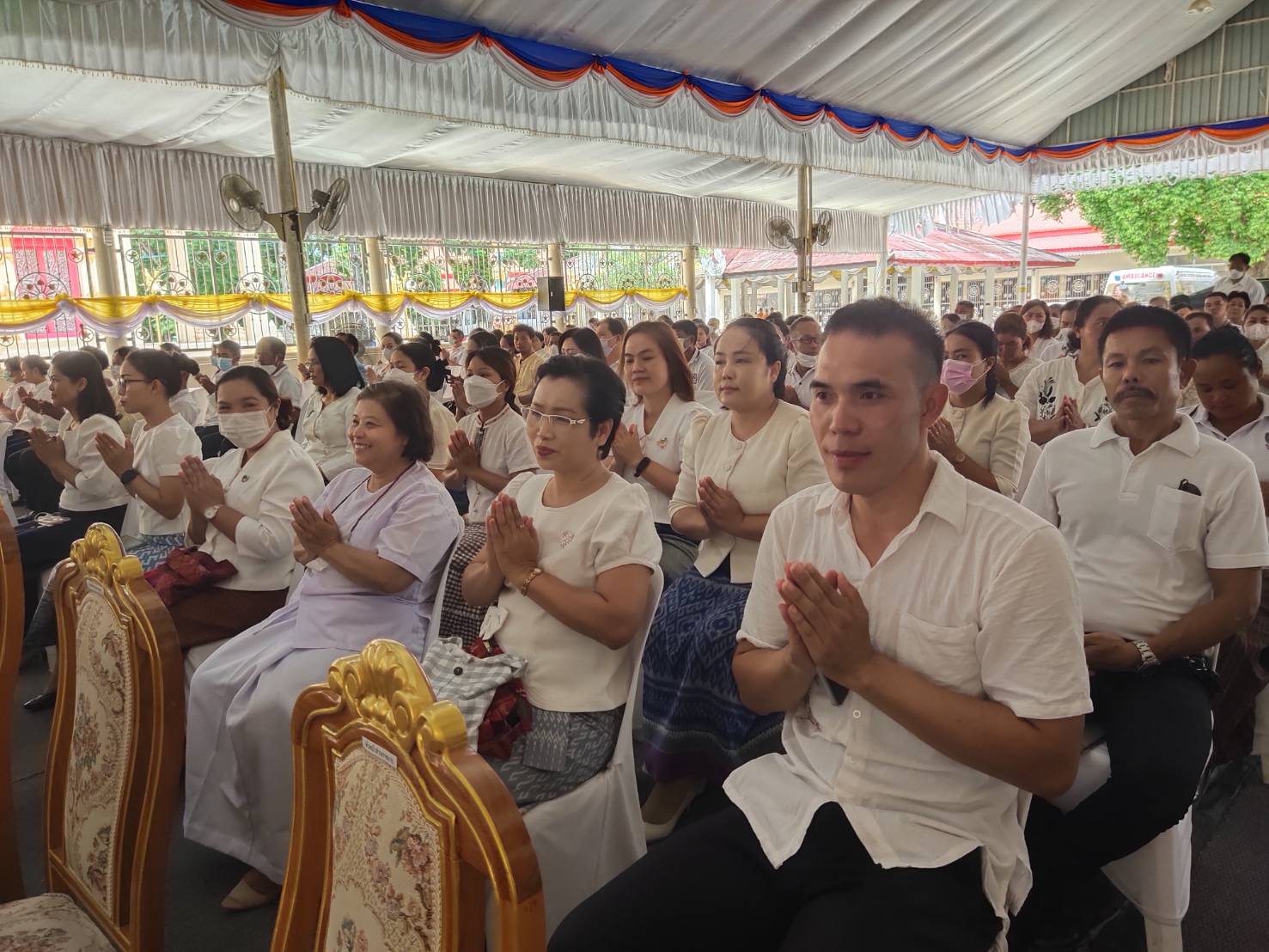 ?พช.มหาสารคาม ร่วมพิธีเจริญพระพุทธมนต์ ถวายพระกุศลแด่เจ้าพระคุณ สมเด็จพระอริยวงศาคตญาณ สมเด็จพระสังฆราช สกลมหาสังฆปริณายก เนื่องในโอกาสฉลองพระชนมายุ 8 รอบ (26 มิถุนายน 2566 )?