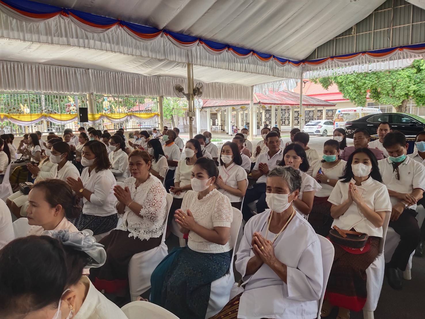 ?พช.มหาสารคาม ร่วมพิธีเจริญพระพุทธมนต์ ถวายพระกุศลแด่เจ้าพระคุณ สมเด็จพระอริยวงศาคตญาณ สมเด็จพระสังฆราช สกลมหาสังฆปริณายก เนื่องในโอกาสฉลองพระชนมายุ 8 รอบ (26 มิถุนายน 2566 )?