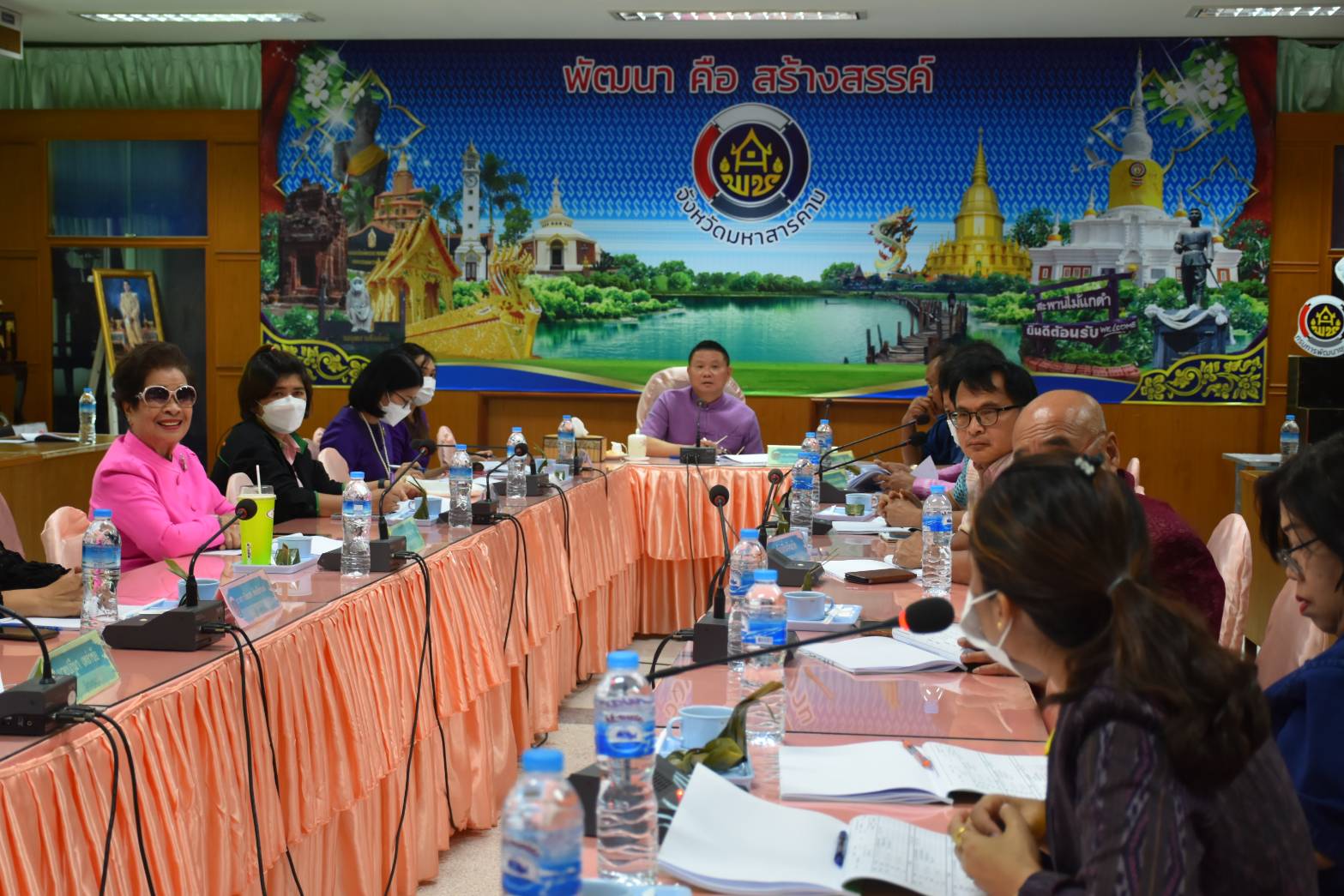 พช.มหาสารคาม จัดประชุมคณะอนุกรรมการบริหารกองทุนพัฒนาบทบาทสตรีระดับจังหวัดมหาสารคาม ครั้งที่ 4/2566