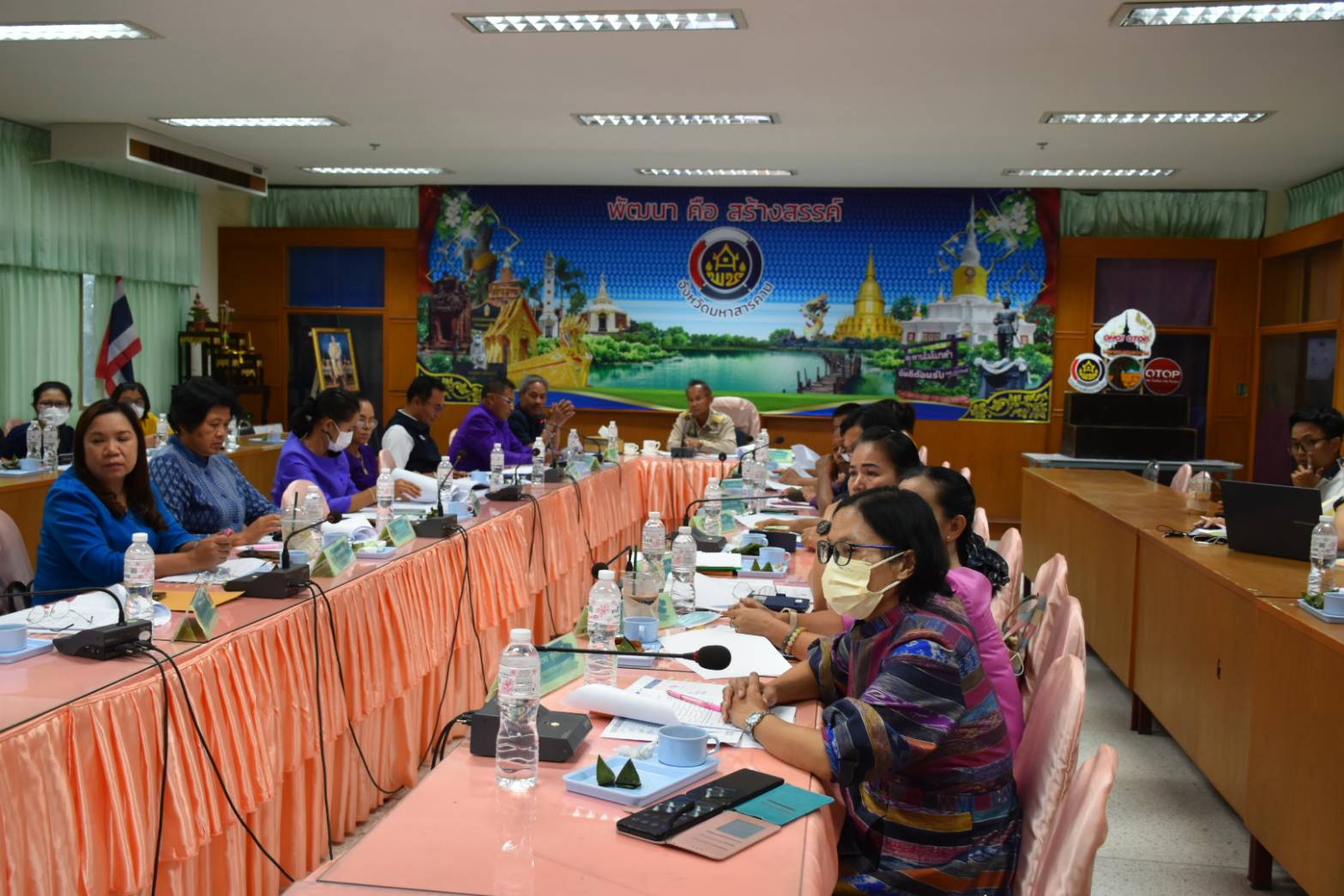 ?พช.มหาสารคาม “ประชุมประจำเดือนสำนักงานพัฒนาชุมชนจังหวัดมหาสารคาม ครั้งที่ 7/2566”?