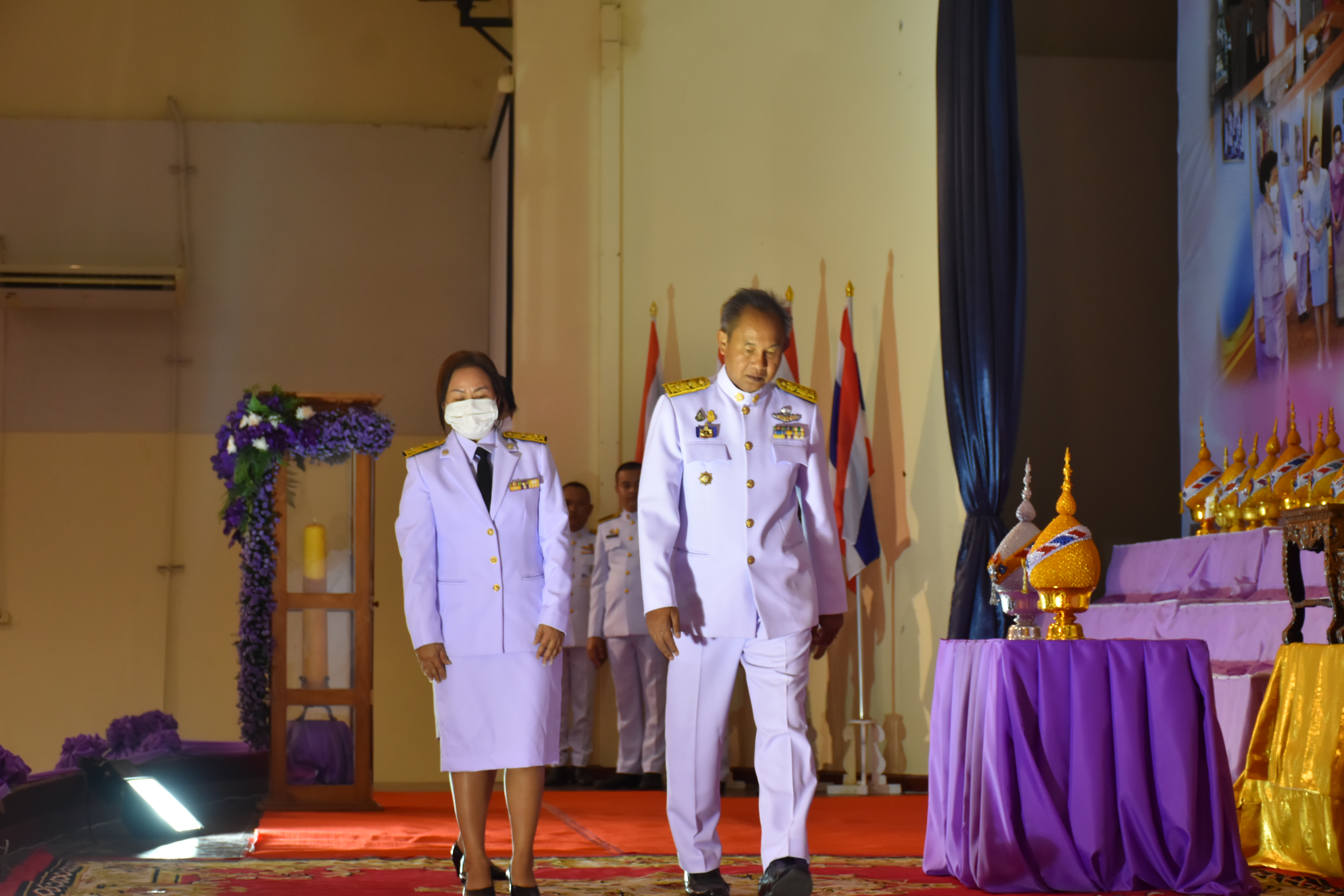 ?พช.มหาสารคาม ร่วมพิธีวางพานพุ่ม และจุดเทียนชัยถวายพระพรชัยมงคล สมเด็จพระนางเจ้าสุทิดา พัชรสุธาพิมลลักษณ พระบรมราชินี เนื่องในโอกาสวันเฉลิมพระชนมพรรษา วันที่ 3 มิถุนายน 2566 ?