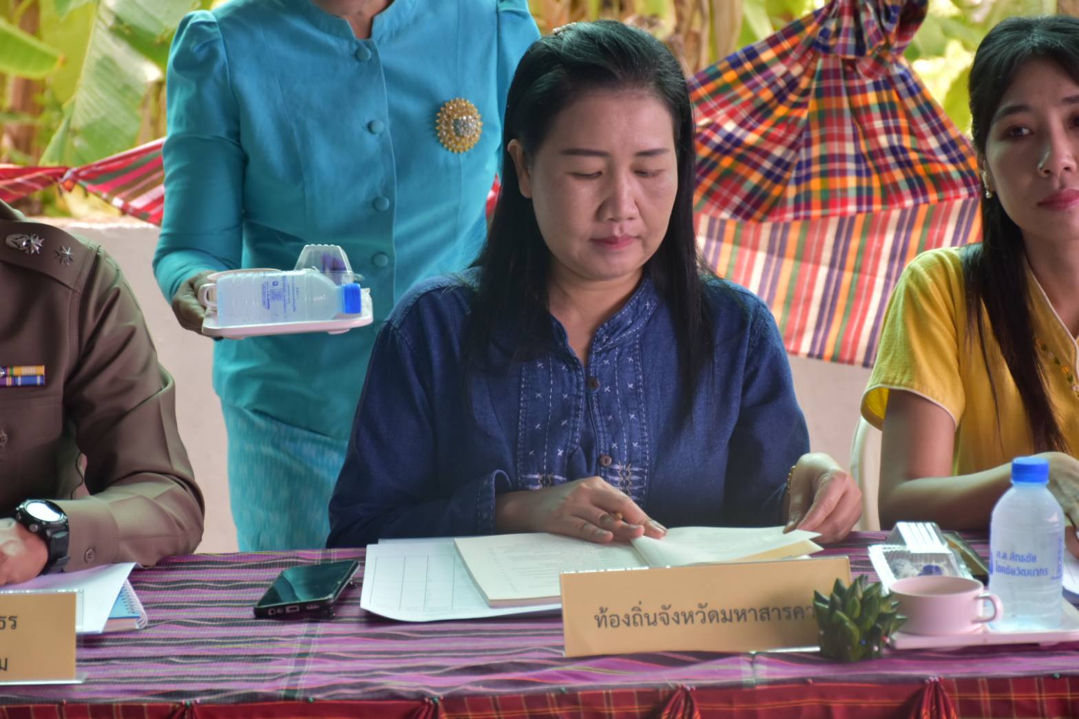 ?พช.มหาสารคาม ลงพื้นที่ประกวดคัดสรรหมู่บ้านกองทุนแม่ของแผ่นดิน ดีเด่นระดับจังหวัด ประจำปี 2566 อำเภอยางสีสุราช?
