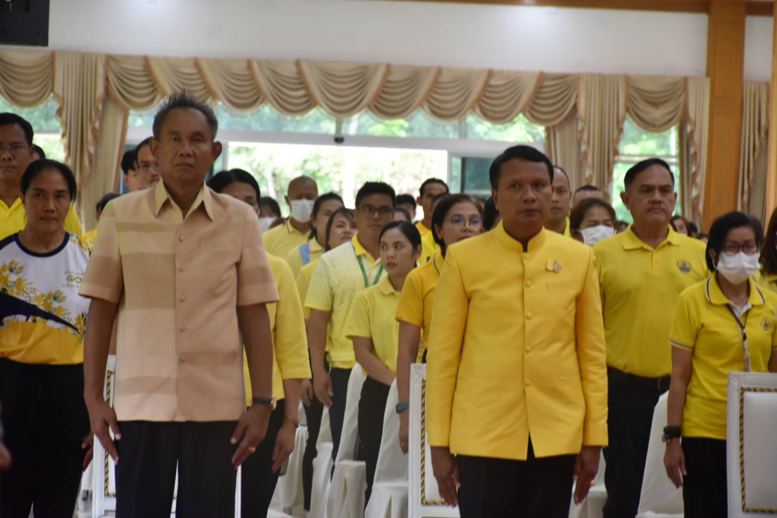 ?พัฒนาการจังหวัดมหาสารคาม ร่วมพิธีเจริญพระพุทธมนต์และปฏิบัติธรรมเจริญสมาธิภาวนา ถวายเป็นพระราชกุศล แด่ พระบาทสมเด็จปรเมนทรรามาธิบดีศรีสินทรมหาวชิราลงกรณ พระวชิรเกล้าเจ้าอยู่หัว เนื่องในโอกาสวันเฉลิมพระชนมพรรษา (28 กรกฎาคม 2566)?