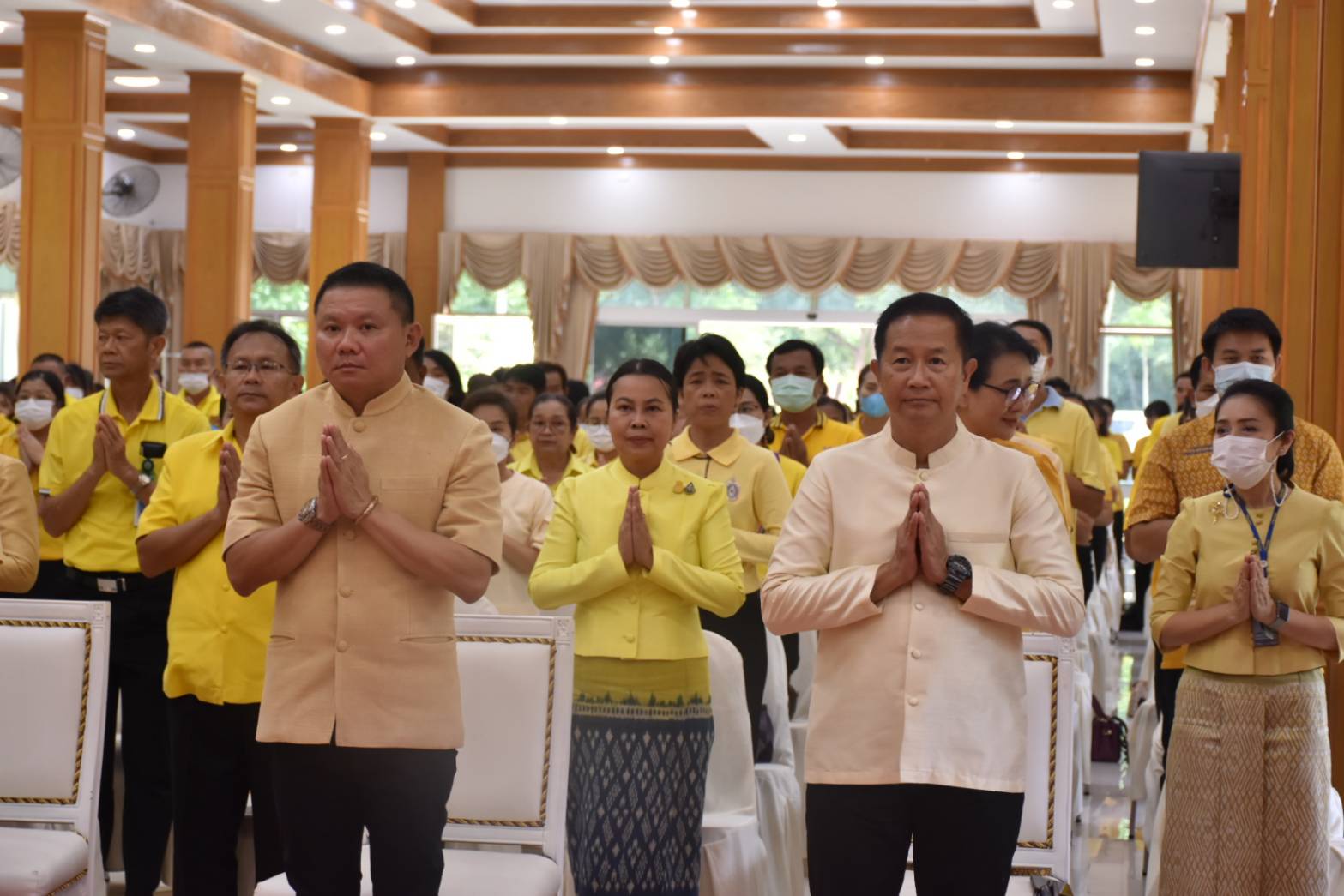 ?พัฒนาการจังหวัดมหาสารคาม ร่วมพิธีเจริญพระพุทธมนต์และปฏิบัติธรรมเจริญสมาธิภาวนา ถวายเป็นพระราชกุศล แด่ พระบาทสมเด็จปรเมนทรรามาธิบดีศรีสินทรมหาวชิราลงกรณ พระวชิรเกล้าเจ้าอยู่หัว เนื่องในโอกาสวันเฉลิมพระชนมพรรษา (28 กรกฎาคม 2566)?