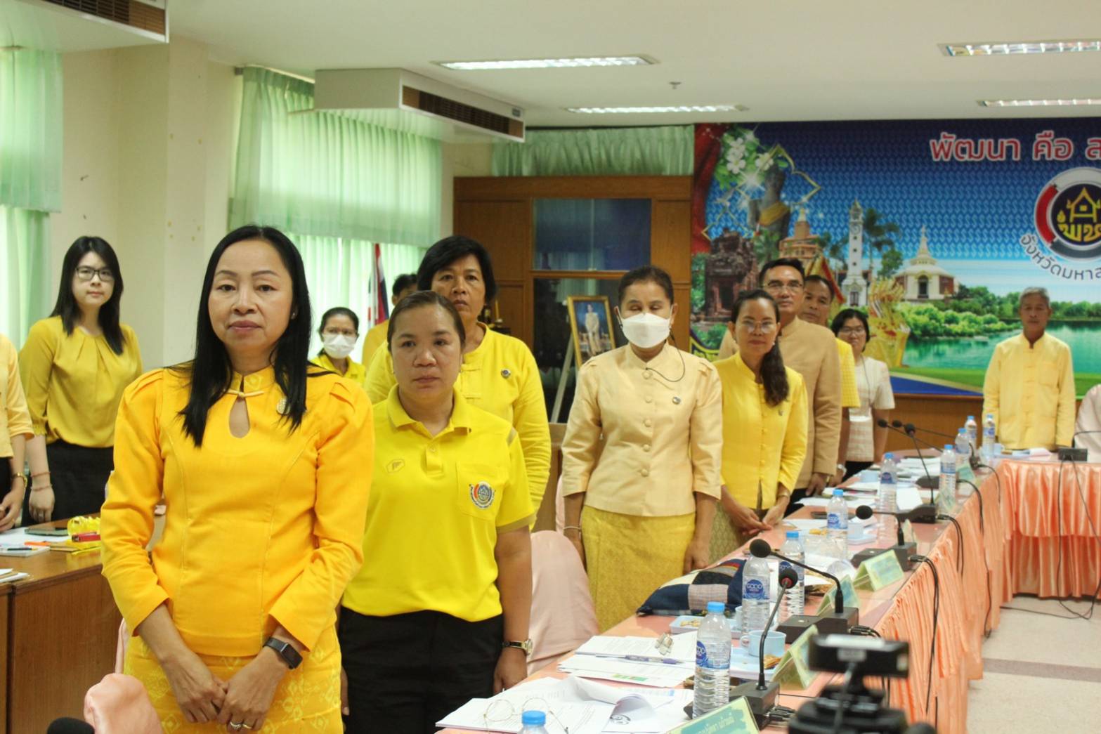 ?พช.มหาสารคาม ร่วมเจริญพระพุทธมนต์และปฏิบัติธรรมเจริญสมาธิภาวนา ถวายพระพรชัย และถวายพระราชกุศลแด่พระบาทสมเด็จพระเจ้าเจ้าอยู่หัว เนื่องในโอกาสมหามงคลวันเฉลิมพระชนมพรรษา (28 กรกฎาคม 2566)?