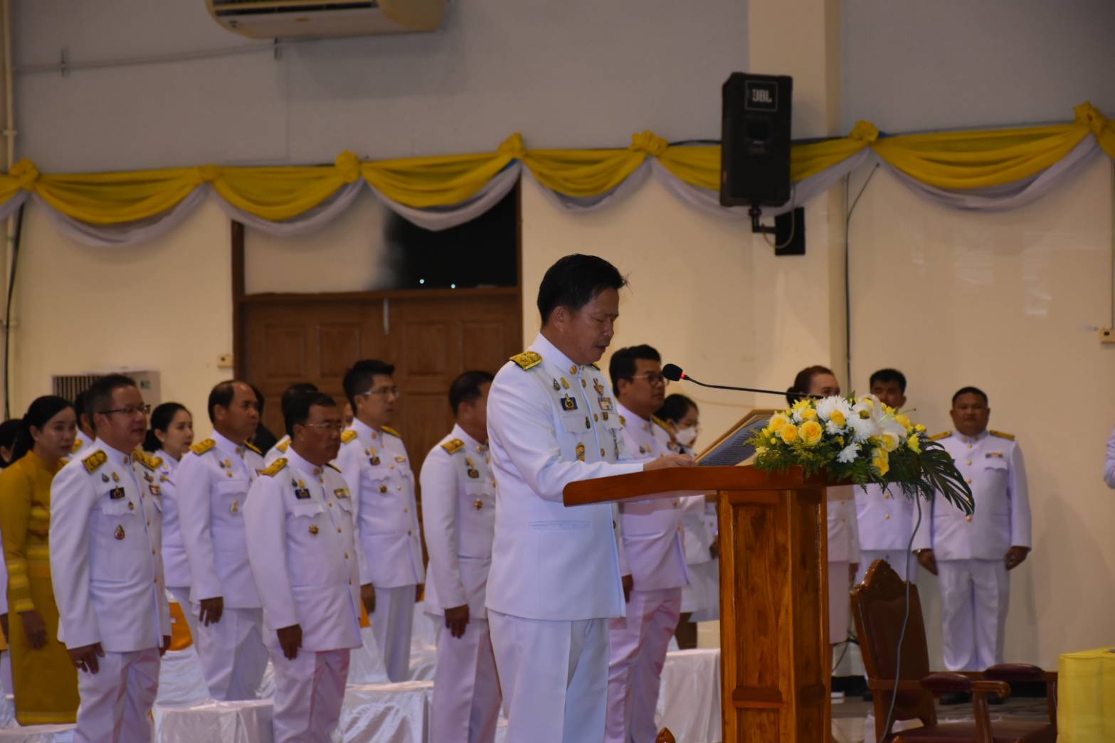 ?พช.มหาสารคาม ร่วมพิธีถวายสัตย์ปฏิญาณเพื่อเป็นข้าราชการที่ดีและพลังของแผ่นดิน เนื่องในโอกาส วันเฉลิมพระชนมพรรษา พระบาทสมเด็จพระเจ้าอยู่หัว  28 กรกฎาคม 2566?