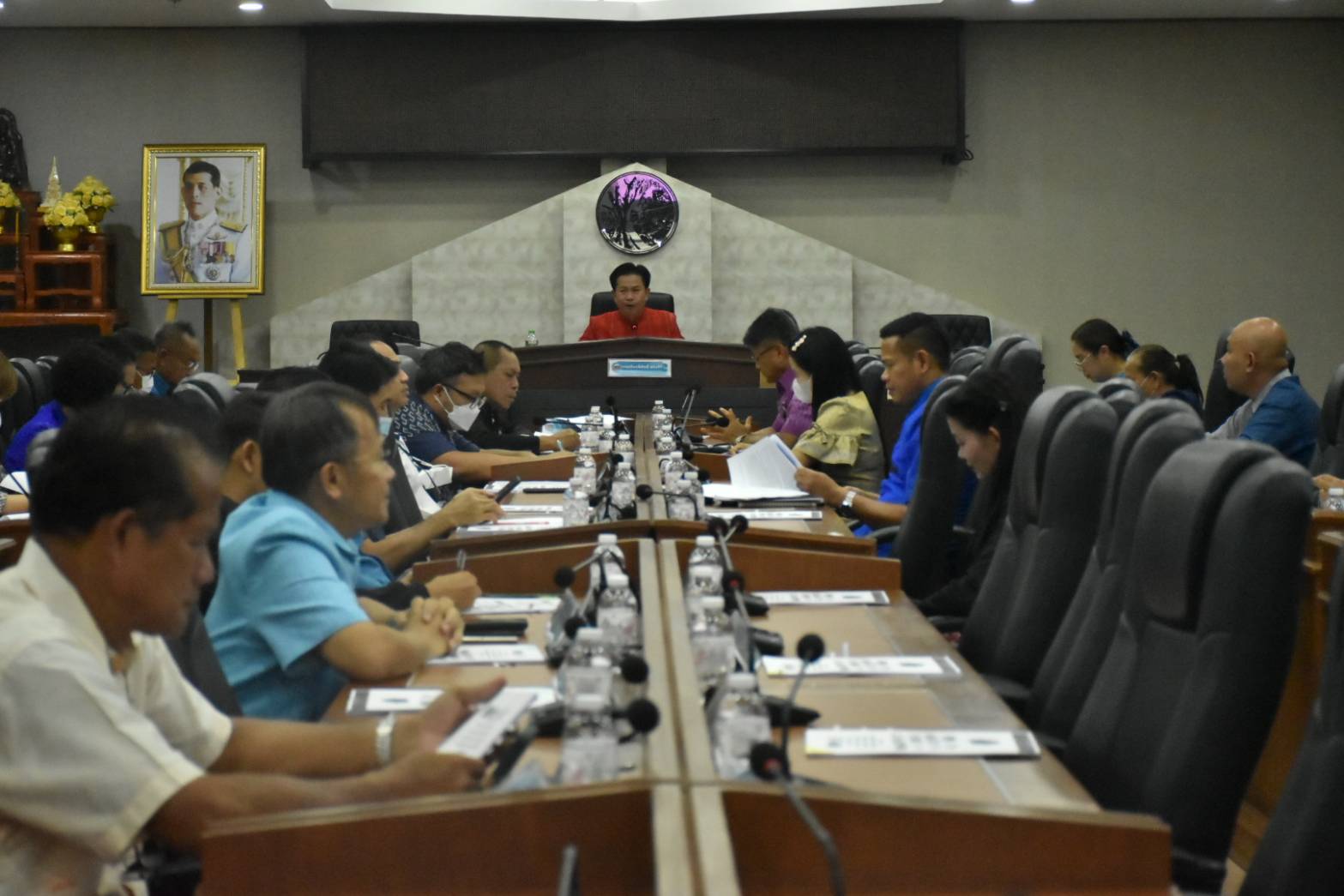 ?ผู้ว่าราชการจังหวัดมหาสารคาม ประชุมคณะกรรมการบริหารศูนย์อำนวยการขจัดความยากจนและพัฒนาคนทุกช่วงวัยอย่างยั่งยืนตามหลักปรัชญาของเศรษฐกิจพอเพียงจังหวัดมหาสารคาม (คจพ.จ) ครั้งที่ 2/2566?