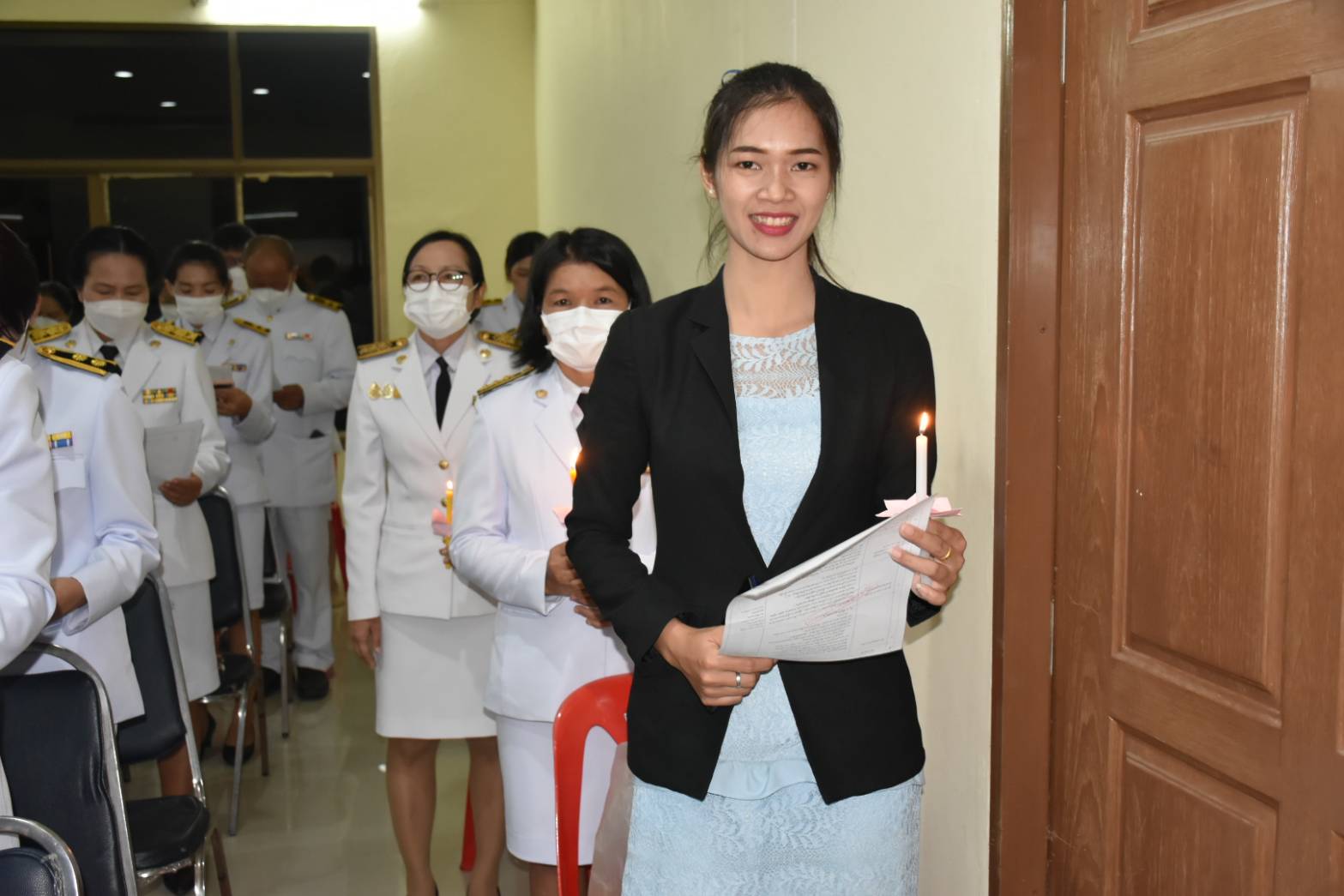 ?พช.มหาสารคาม ร่วมถวายเครื่องราชสักการะและจุดเทียนถวายพระพรชัยมงคล สมเด็จพระนางเจ้าสิริกิติ์ พระบรมราชินีนาถ พระบรมราชชนนีพันปี​หลวง​ เนื่องในโอกาสวันเฉลิมพระชนมพรรษา 12 สิงหาคม 2566?