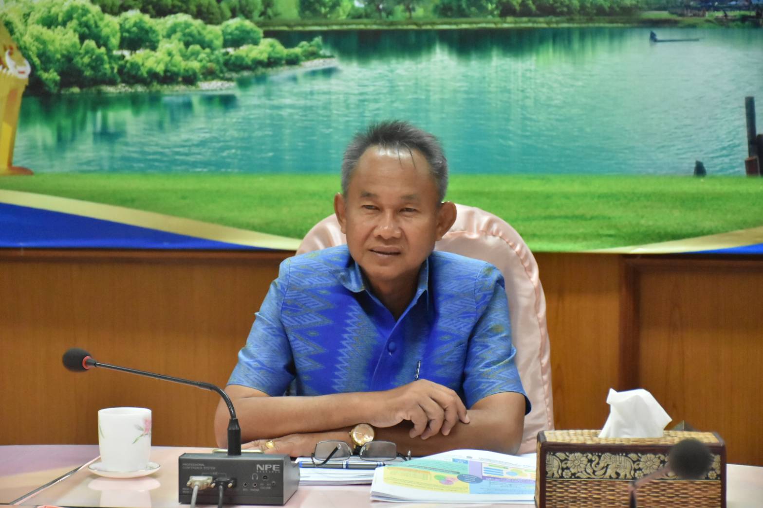 ?พช.มหาสารคาม ร่วมประชุมกรมการพัฒนาชุมชน ครั้งที่ 8/2566  ผ่านระบบวีดิทัศน์ทางไกล (Video Conference) กรมการพัฒนาชุมชน กระทรวงมหาดไทย ?
