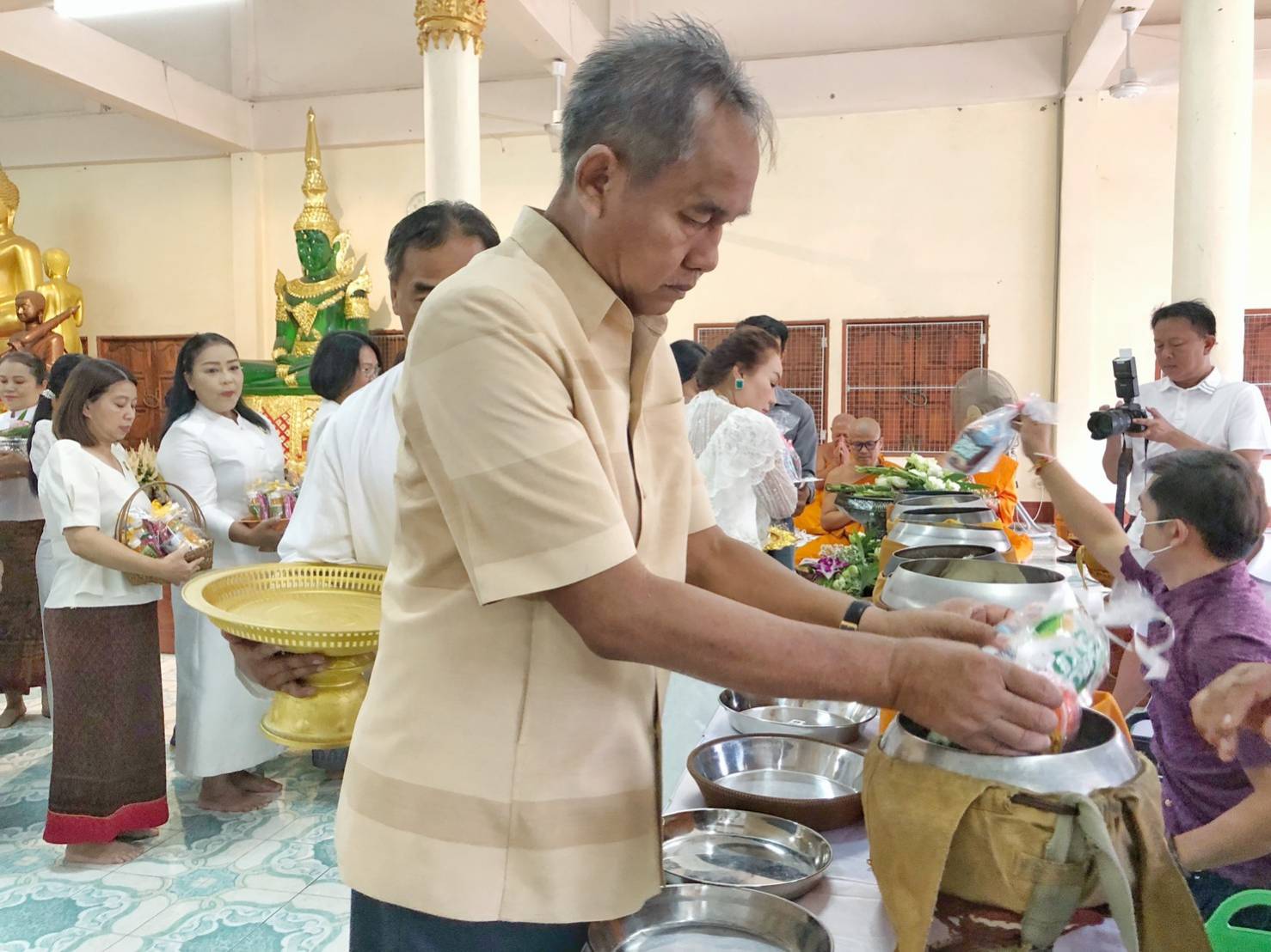 ?พช.มหาสารคาม ร่วมกิจกรรมส่งเสริมการเผยแผ่พระพุทธศาสนา เนื่องในเทศกาลวันอาสาฬหบูชาและวันเข้าพรรษา ประจำปีพุทธศักราช 2566?