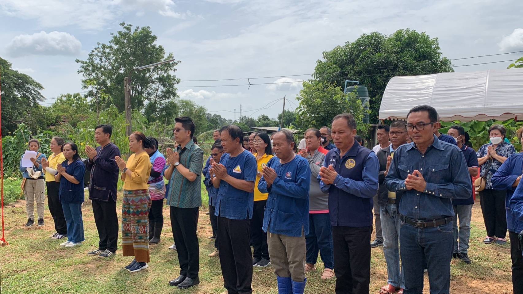?พช.มหาสารคาม ร่วมกับภาคีเครือข่ายโคกหนองนา อำเภอบรบือ จัดกิจกรรมเอามื้อสามัคคี ณ แปลง โคก หนอง นา อำเภอบรบือ จังหวัดมหาสารคาม?