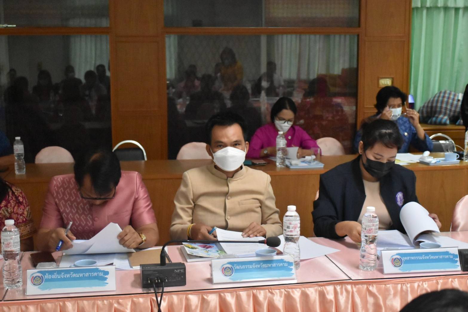 💠พช.มหาสารคามประชุมนำเสนอผลการจัดเก็บและรับรองคุณภาพข้อมูล จปฐ. ระดับจังหวัด ปีงบประมาณ พ.ศ 2566💠