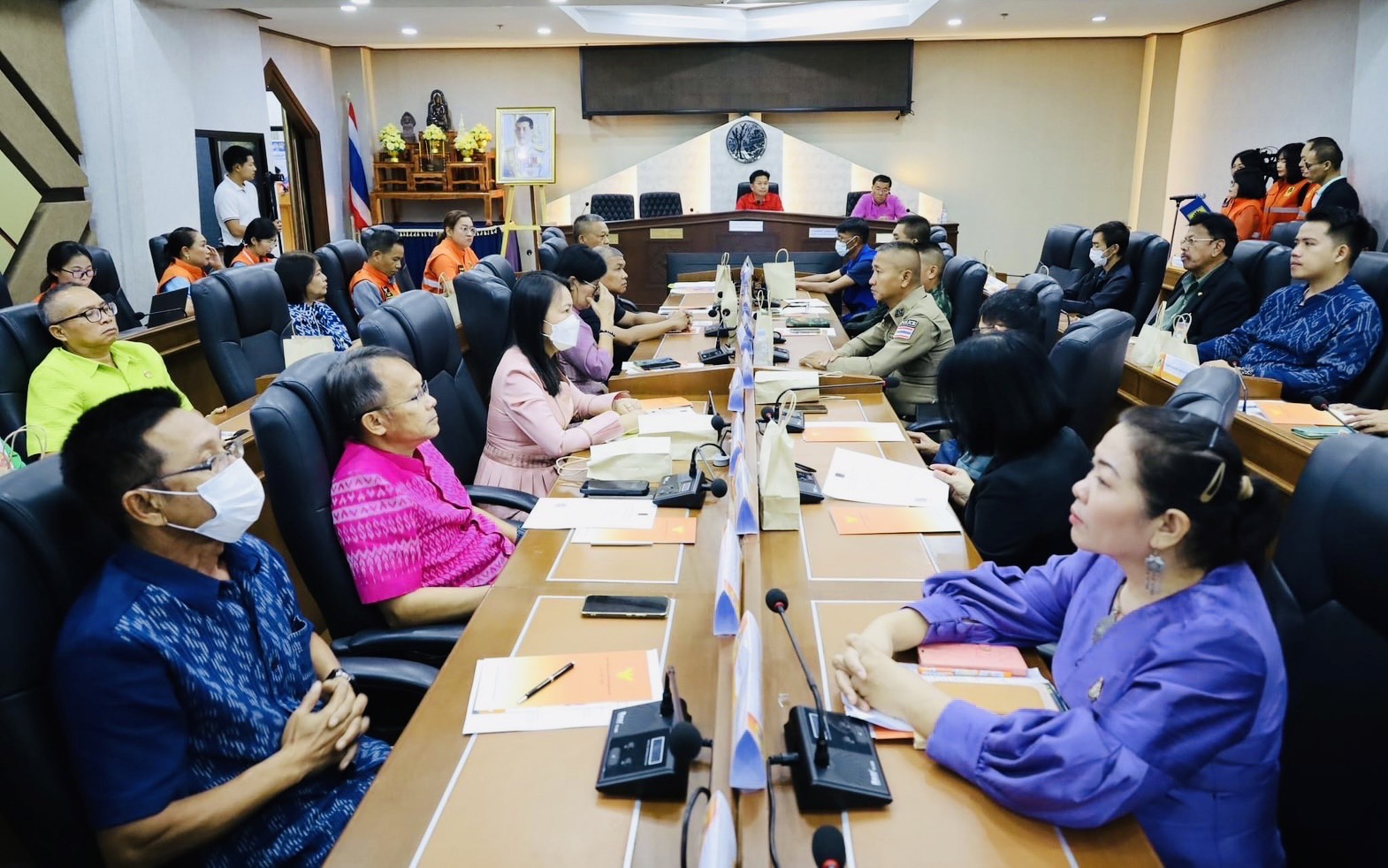 พช.มหาสารคาม ร่วมงาน”ลดความเสี่ยงเดิม ป้องกันความเสี่ยงใหม่ สู่สังคมเท่าทันภัยด้านแผน ปภ.จังหวัด”