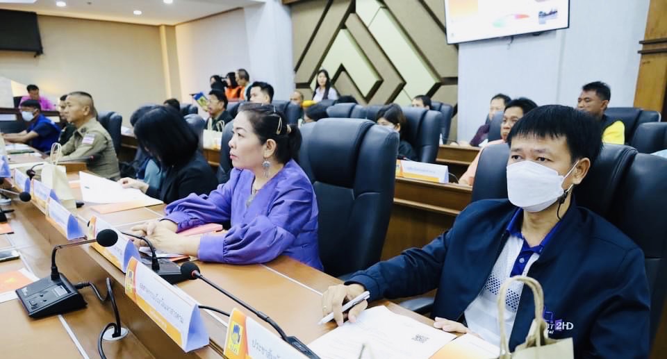 พช.มหาสารคาม ร่วมงาน”ลดความเสี่ยงเดิม ป้องกันความเสี่ยงใหม่ สู่สังคมเท่าทันภัยด้านแผน ปภ.จังหวัด”