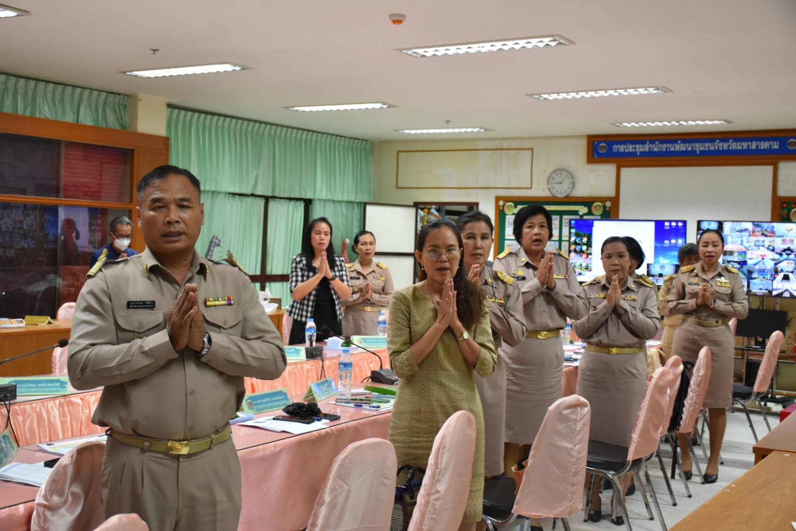 💠พช.มหาสารคาม “ประชุมประจำเดือนสำนักงานพัฒนาชุมชนจังหวัดมหาสารคาม ครั้งที่ 10/2566”💠