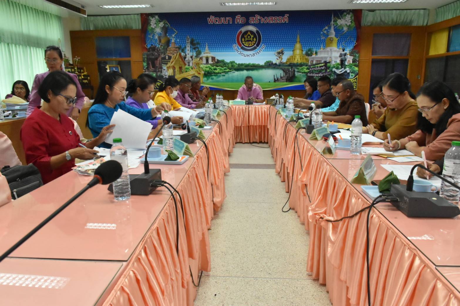 💠พช.มหาสารคาม “ประชุมประจำเดือนสำนักงานพัฒนาชุมชนจังหวัดมหาสารคาม ครั้งที่ 11/2566💠
