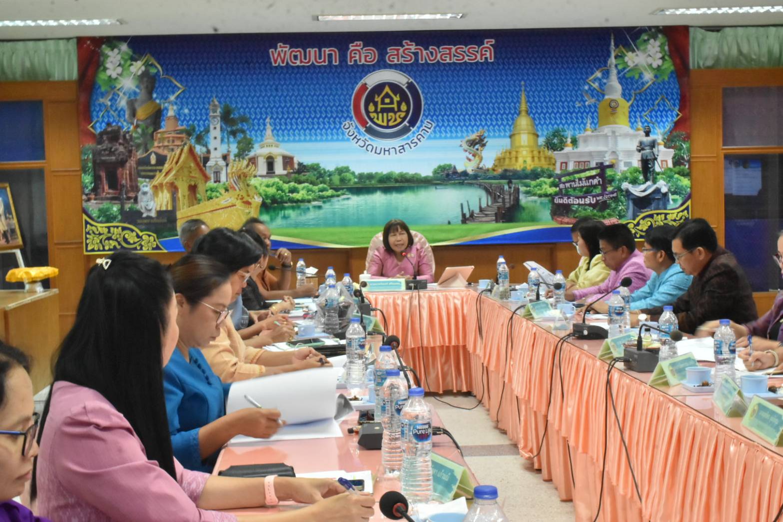 พช.มหาสารคาม รับการตรวจติดตาม ผลการปฏิบัติราชการ ตามนโยบายรัฐบาล ภารกิจเร่งด่วนกระทรวงมหาดไทย การขับเคลื่อนงานพัฒนาชุมชน ประจำปีงบประมาณ พ.ศ. 2567 (ไตรมาส 1 ) ตามภารกิจสำคัญกรมการพัฒนาชุมชน💠
