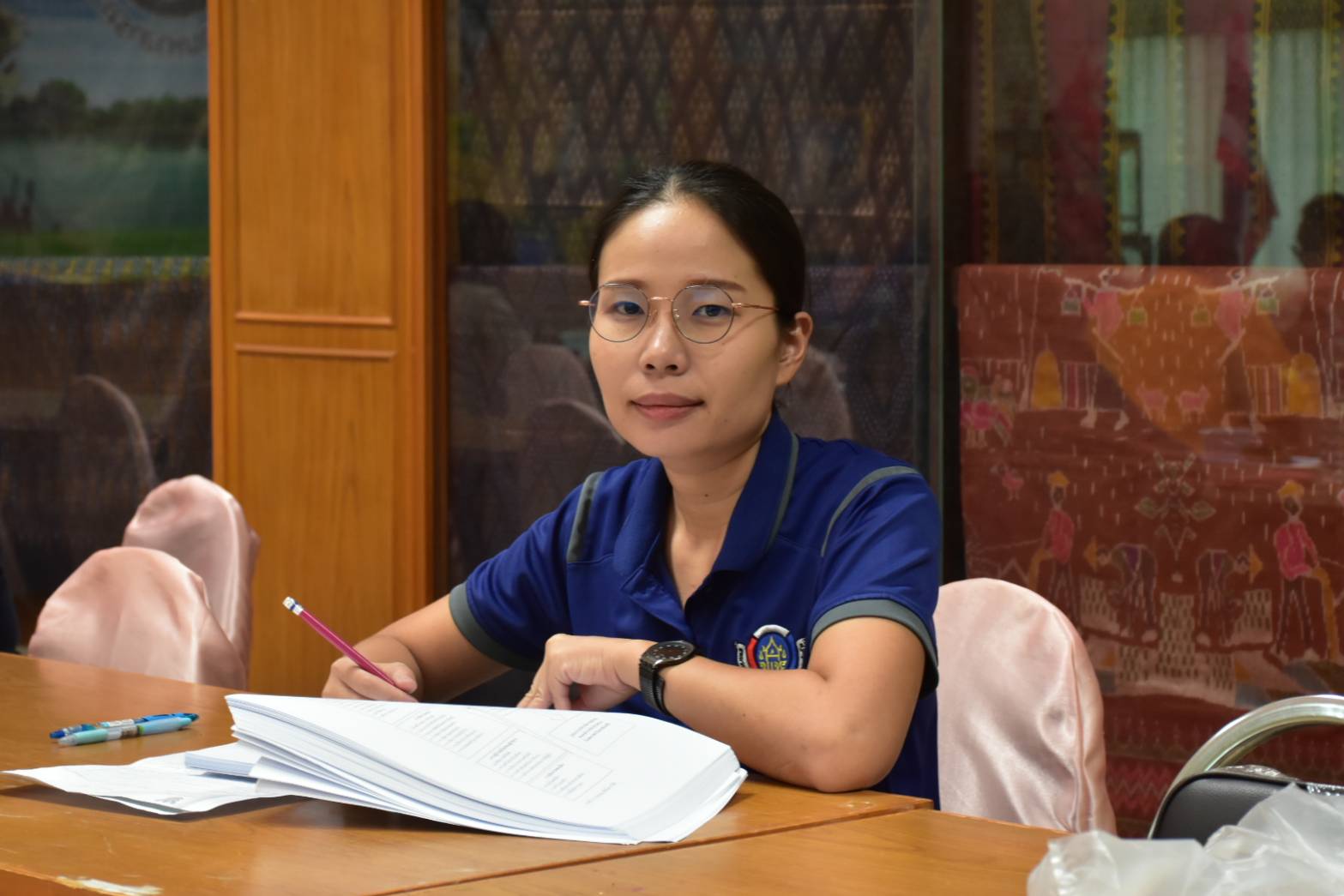 พช.มหาสารคาม จัดประชุม คณะกรรมการบริหารกองทุนพัฒนาเด็กชนบทจังหวัดมหาสารคาม