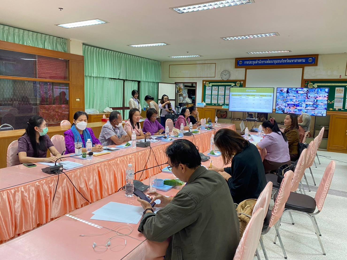 พช.มหาสารคาม เข้าร่วมโครงการเพิ่มประสิทธิภาพการตรวจสอบภายในเบื้องต้น ผ่านระบบวิดีทัศน์ทางไกล (Video Conference)