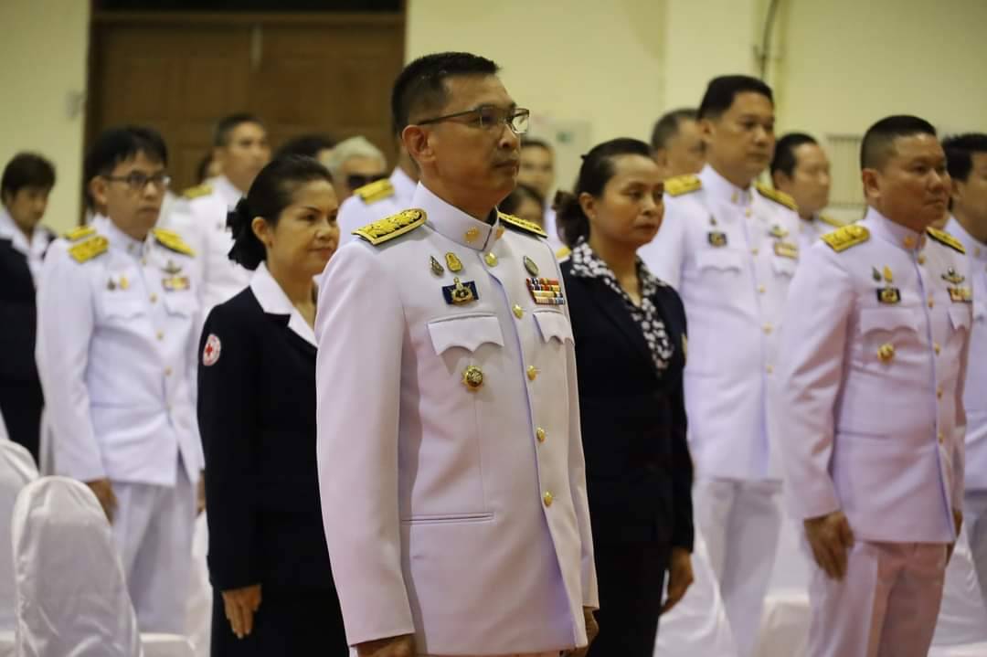 💠พช.มหาสารคาม ร่วมพิธีวางพานพุ่มถวายราชสักการะ พระบาทสมเด็จพระบรมชนกาธิเบศร มหาภูมิพล อดุลยเดชมหาราช บรมนาถบพิตร เนื่องใน “วันพระบิดาแห่งฝนหลวง” ประจำปี 2566💠