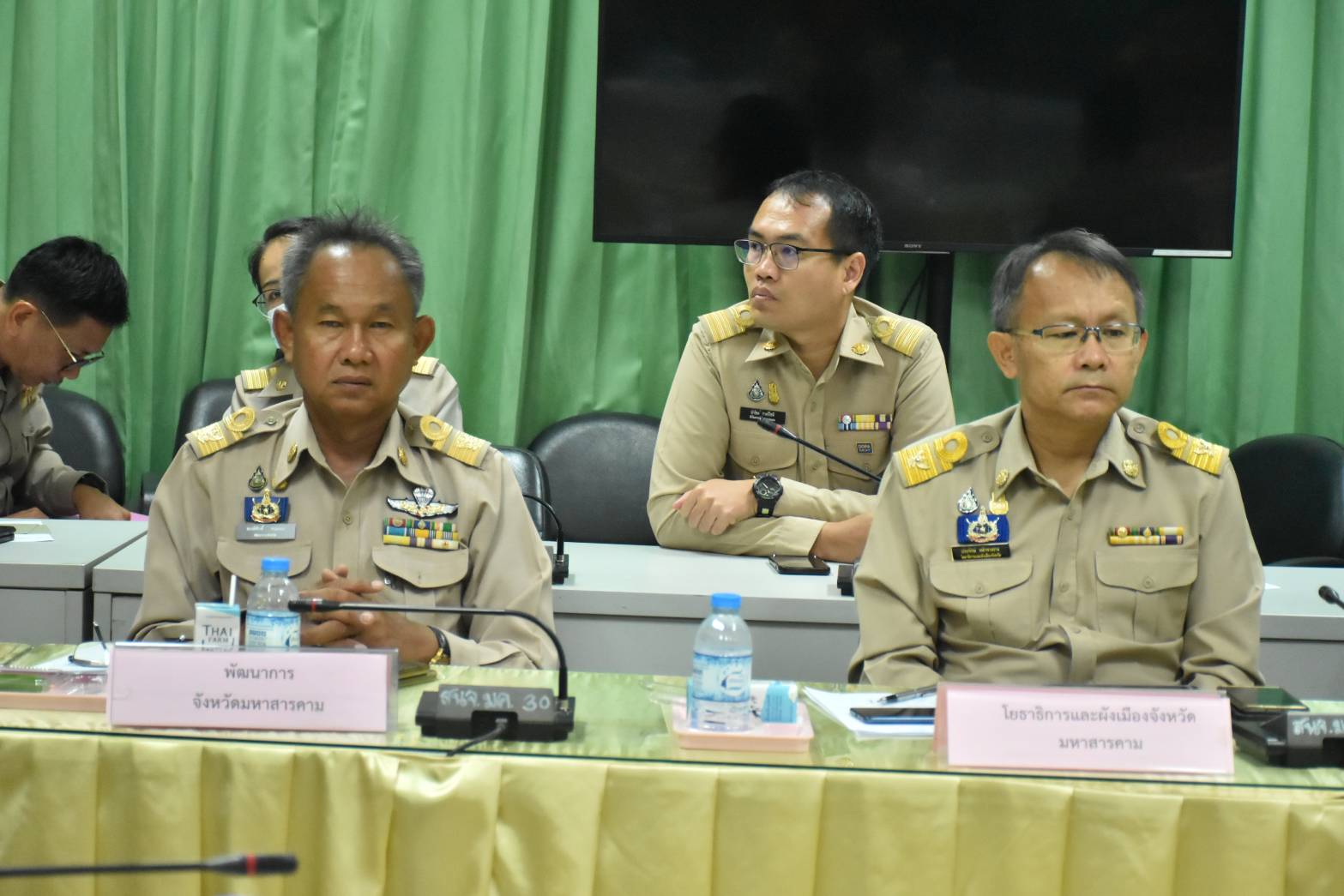 พช.มหาสารคาม ร่วมประชุมขับเคลื่อนและติดตามนโยบายของรัฐบาล และภารกิจสำคัญของกระทรวงมหาดไทยผ่านระบบวีดิทัศน์ทางไกล(VCS)