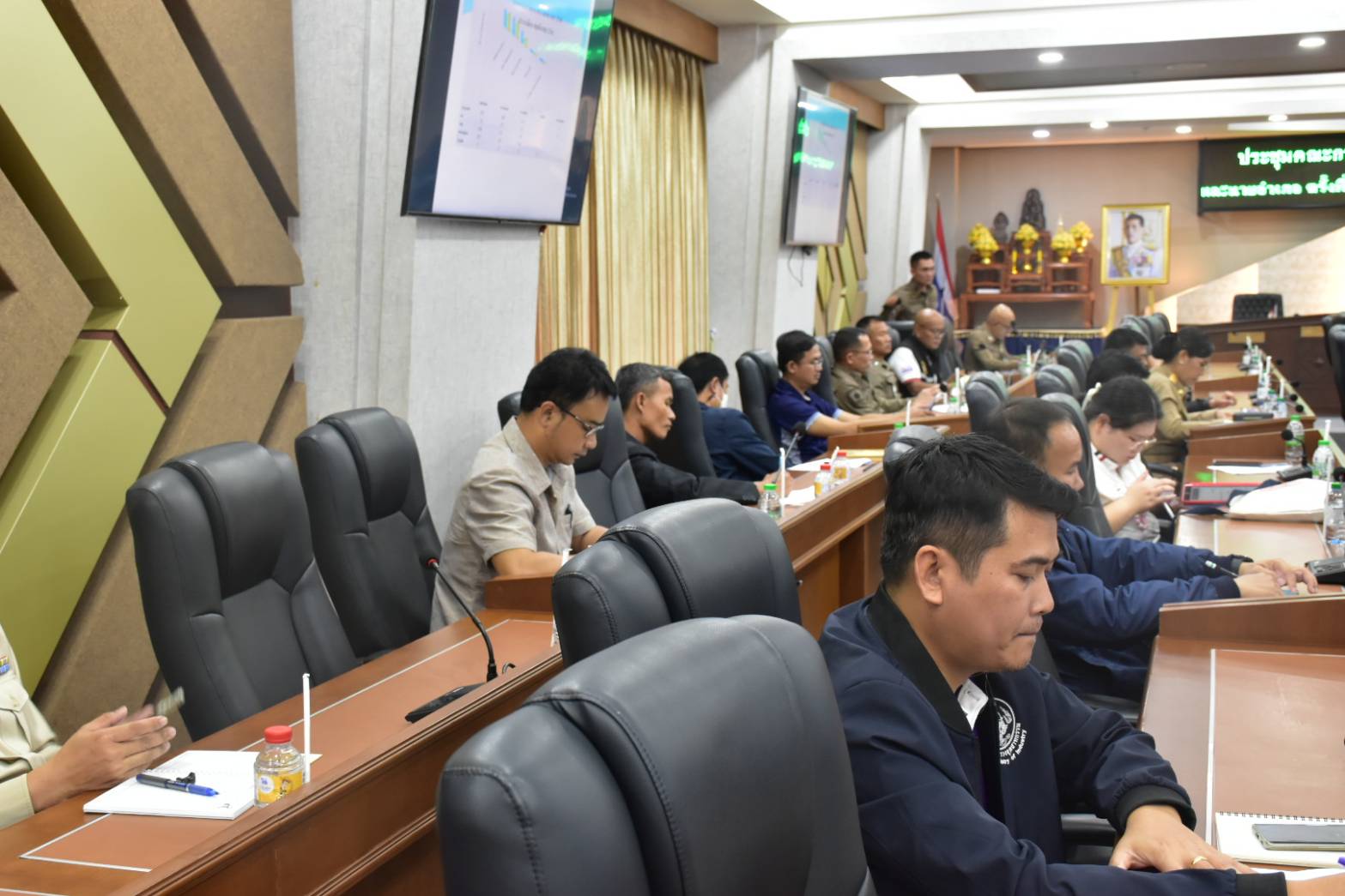 พช.มหาสารคาม ประชุมคณะกรรมการรักษาความมั่นคงและความสงบเรียบร้อยจังหวัดมหาสารคาม ครั้งที่ 11/2566 เพื่อติดตามผลการดำเนินงาน ในรอบเดือนพฤศจิกายน 2566