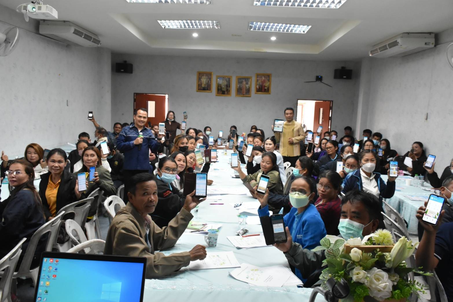 พช.มหาสารคาม ติดตามสนับสนุน โครงการประชุมเชิงปฏิบัติการผู้จัดเก็บข้อมูล จปฐ. ด้วยเครื่องมืออิเล็กทรอนิกส์ ประจำปีงบประมาณ 2567 พื้นที่อำเภอแกดำ