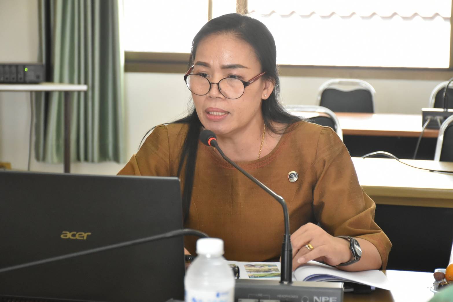 พช.มหาสารคาม ต้อนรับ นางนวลจันทร์ ศรีมงคล ผู้ตรวจราชการกรมการพัฒนาชุมชน เขตตรวจราชการที่ 12 ในการลงพื้นที่ตรวจติดตามการขับเคลื่อนงานพัฒนาชุมชน ประจำปีงบประมาณ พ.ศ. 2567 ตามภารกิจสำคัญกรมการพัฒนาชุมชน เน้นย้ำ 10 เรื่อง ในพื้นที่อำเภอพยัคฆภูมิพิสัย จังหวัดมหาสารคาม
