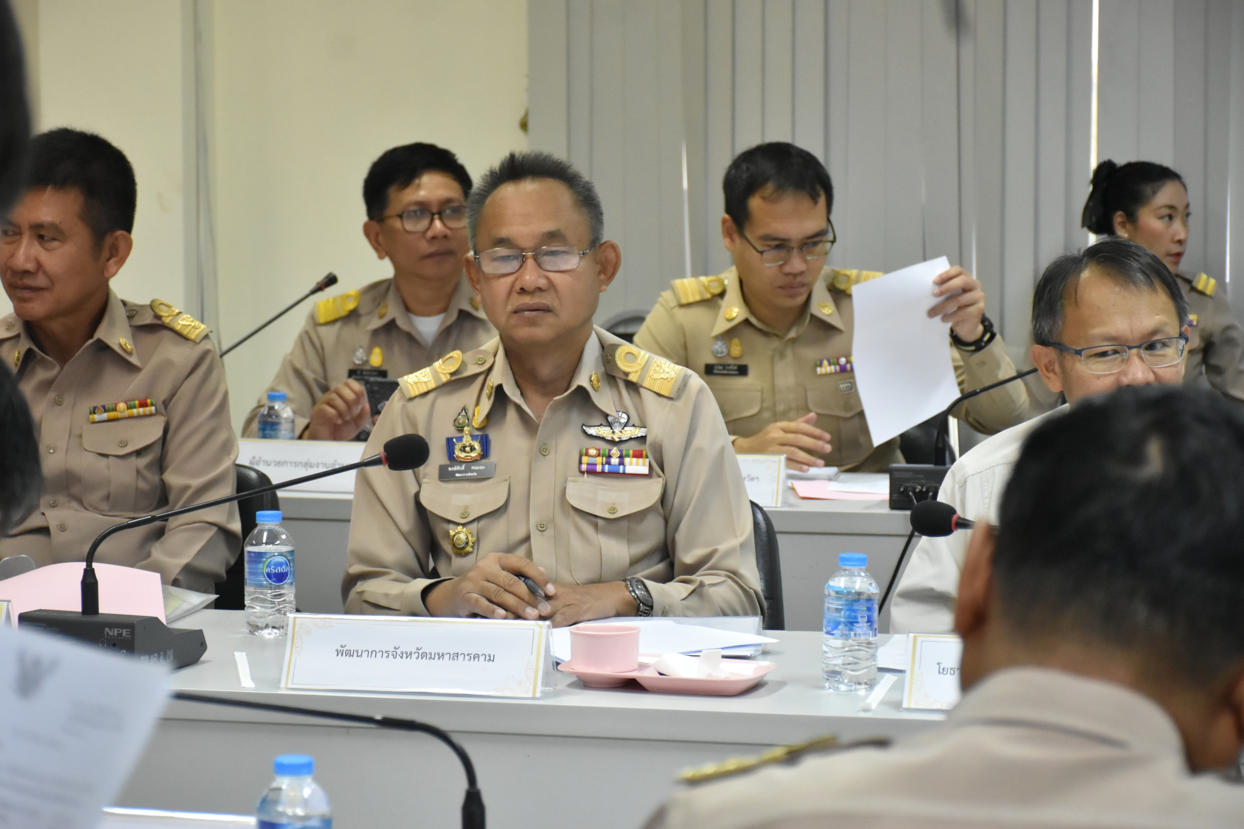 พช.มหาสารคาม ร่วมประชุมประชุมนายอำเภอและหัวหน้าส่วนราชการสังกัดกระทรวงมหาดไทย จังหวัดมหาสารคาม ประจำเดือนมกราคม 2567