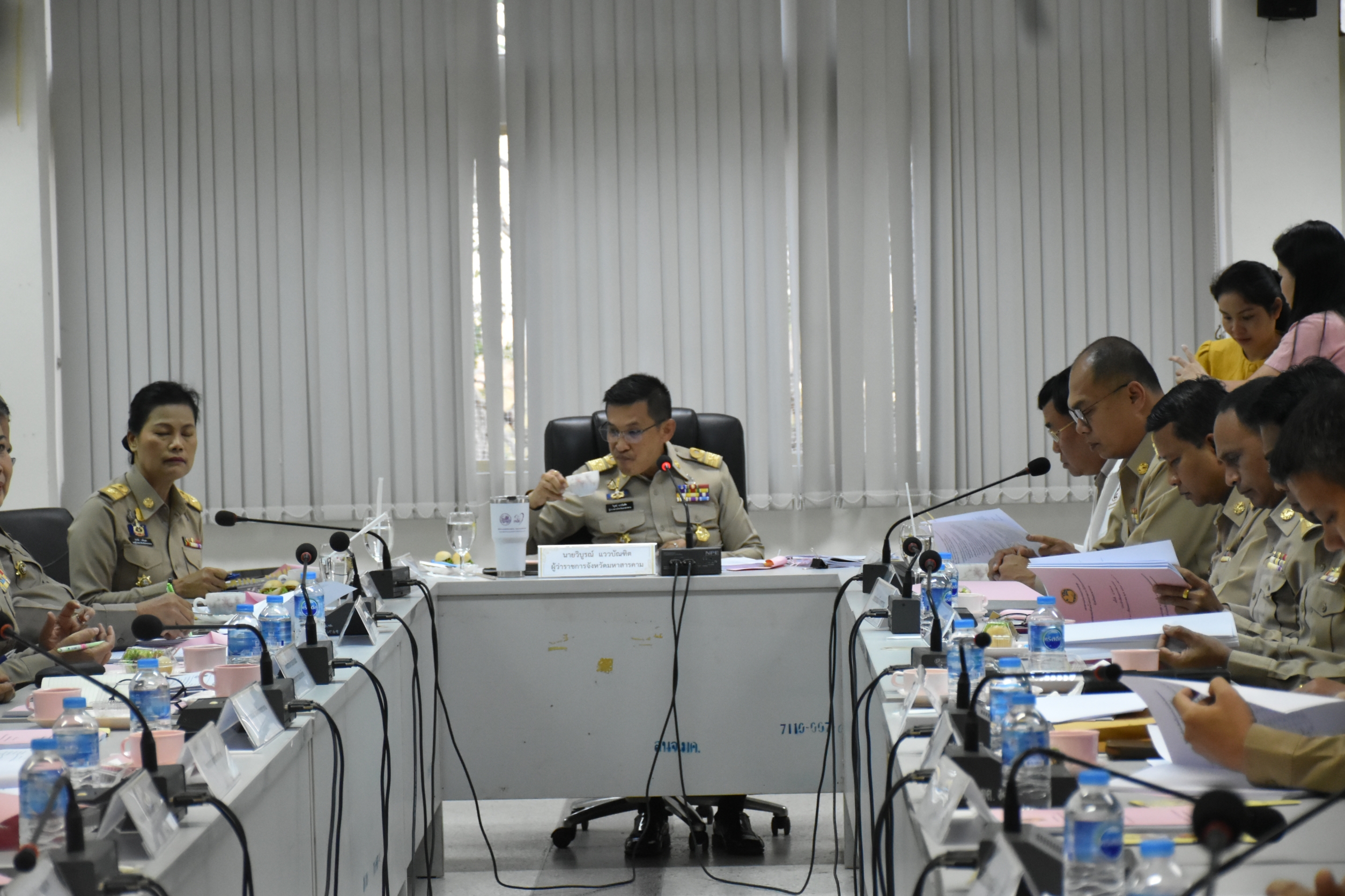 พช.มหาสารคาม ร่วมประชุมประชุมนายอำเภอและหัวหน้าส่วนราชการสังกัดกระทรวงมหาดไทย จังหวัดมหาสารคาม ประจำเดือนมกราคม 2567