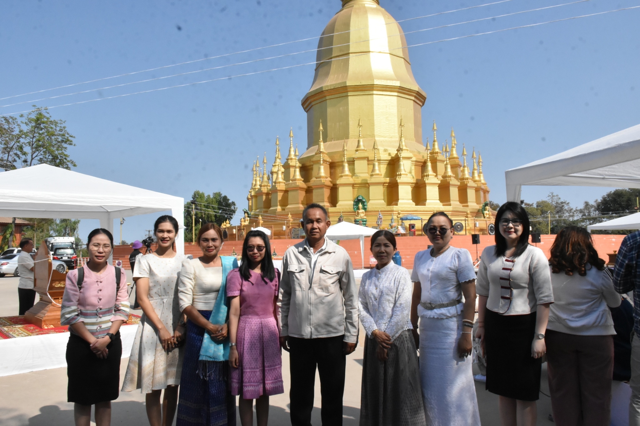 พช.มหาสารคาม ร่วมพิธีเททองหล่อนำฤกษ์ ” พระพุทธมงคลสารคามประทานพร “