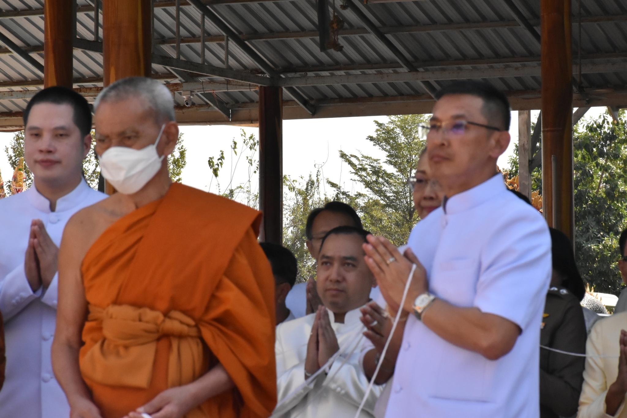 พช.มหาสารคาม ร่วมพิธีเททองหล่อนำฤกษ์ ” พระพุทธมงคลสารคามประทานพร “