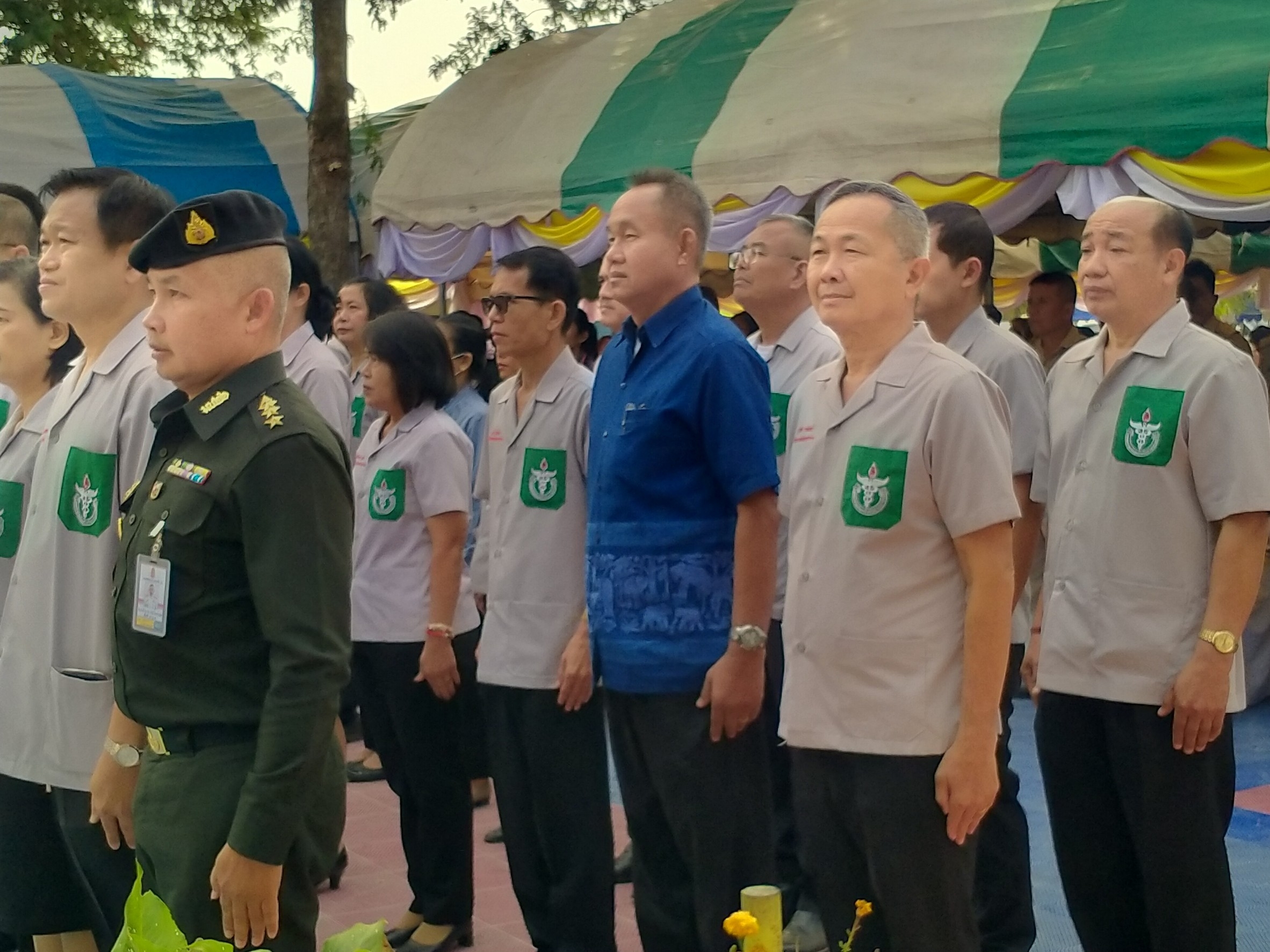 พช.มหาสารคาม ร่วมกิจกรรมโครงการปกป้องและเชิดชูสถาบันพระมหากษัตริย์ และหน่วยบำบัดทุกข์ บำรุงสุข สร้างรอยยิ้มให้ประชาชน (จังหวัดเคลื่อนที่) อำเภอนาเชือก