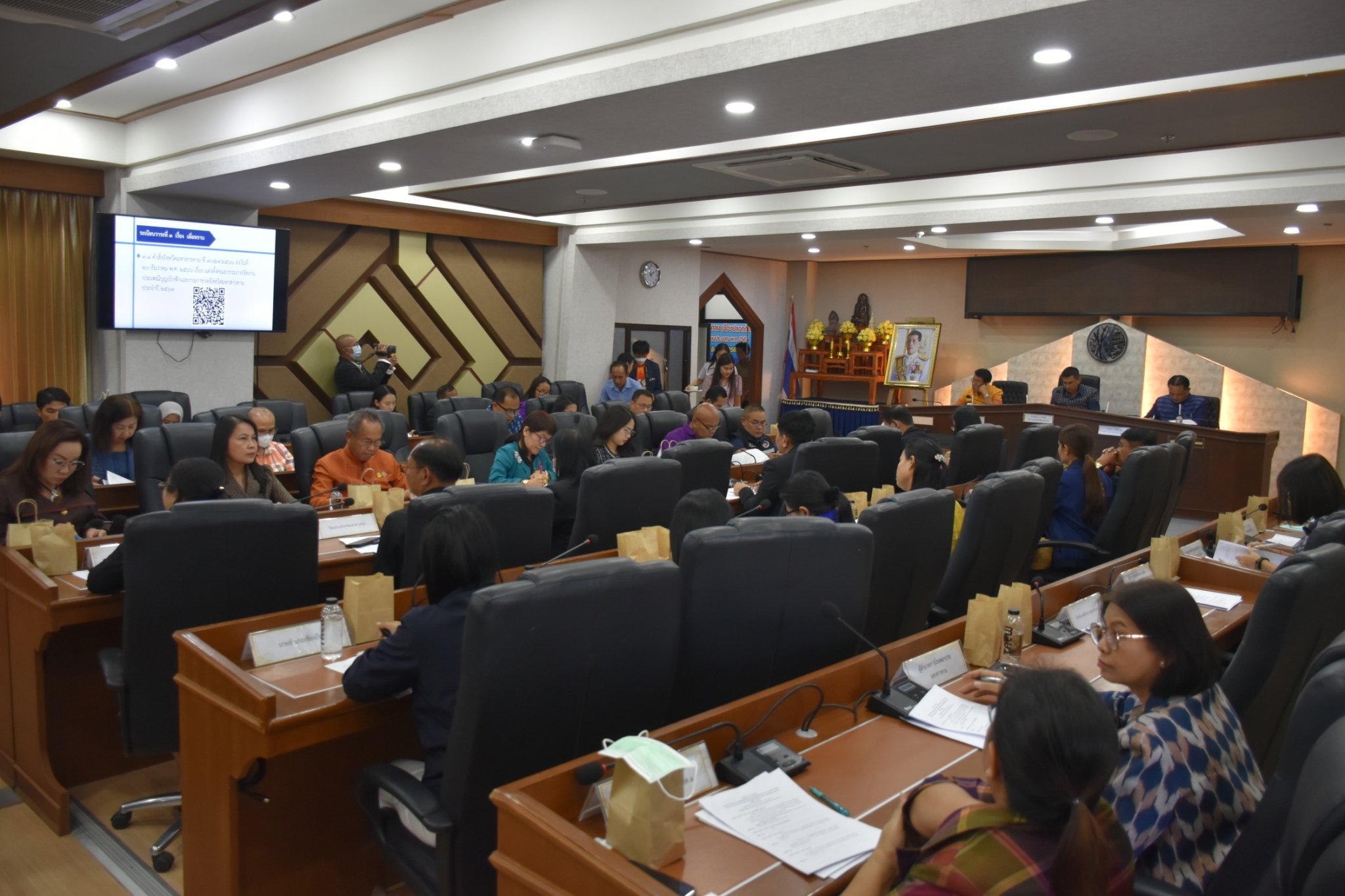 พช.มหาสารคาม ร่วมประชุมเตรียมการจัดงานประเพณีบุญเบิกฟ้าและงานกาชาดจังหวัดมหาสารคาม ประจำปี 2567