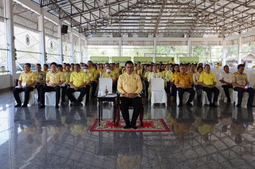 พช.มหาสารคาม ร่วมพิธีเจริญพระพุทธมนต์เฉลิมพระเกียรติ ถวายพระพรชัยมงคลแด่ พระบาทสมเด็จพระเจ้าอยู่หัว เนื่องในโอกาสวันเฉลิมพระชนมพรรษา 6 รอบ 28 กรกฎาคม 2567