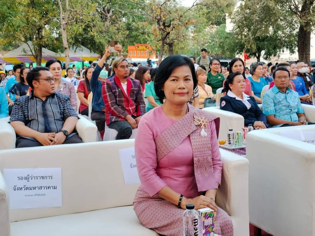 พช.มหาสารคาม ร่วมพิธีเปิดงานประเพณีบุญเบิกฟ้าและงานกาชาดจังหวัดมหาสารคาม ประจำปี 2567