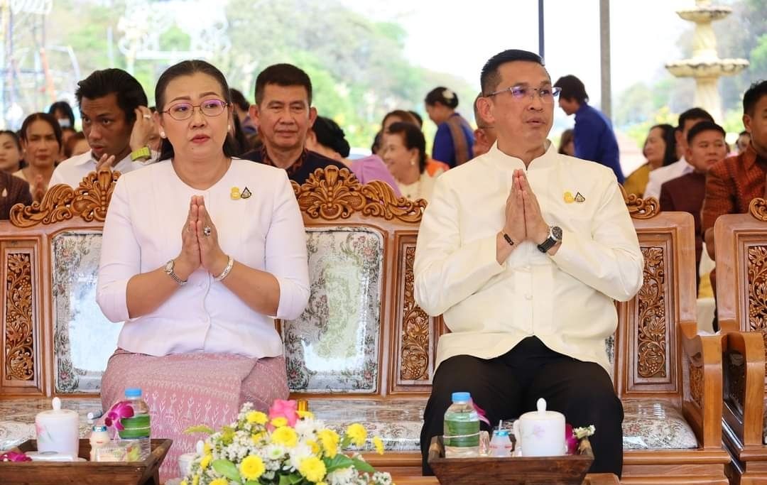 พช.มหาสารคาม ร่วมพิธีเปิดงานนมัสการพระบรมธาตุนาดูน ประจำปี 2567