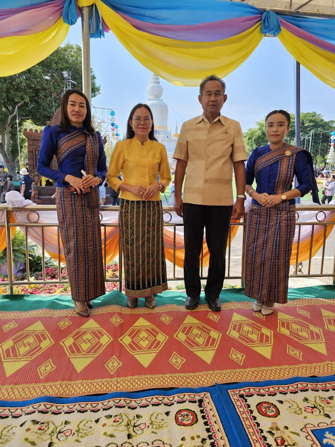 พช.มหาสารคาม ร่วมพิธีเปิดงานนมัสการพระบรมธาตุนาดูน ประจำปี 2567