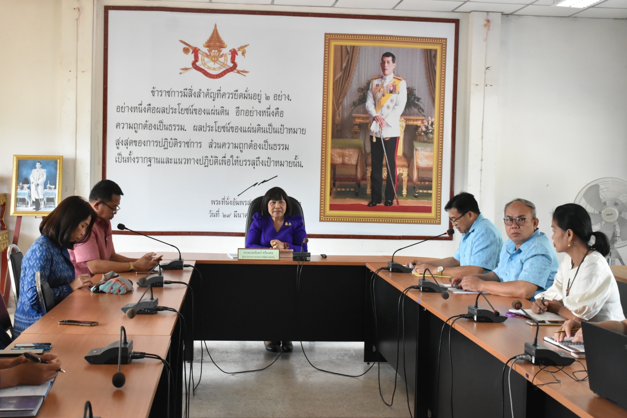พช.มหาสารคาม ต้อนรับ นางนวลจันทร์ ศรีมงคล ผู้ตรวจราชการกรมการพัฒนาชุมชน เขตตรวจราชการที่ 12 ในการลงพื้นที่ตรวจติดตามการขับเคลื่อนงานพัฒนาชุมชน ประจำปีงบประมาณ พ.ศ. 2567 ตามภารกิจสำคัญกรมการพัฒนาชุมชน เน้นย้ำ 10 เรื่อง ในพื้นที่อำเภอนาเชือก จังหวัดมหาสารคาม