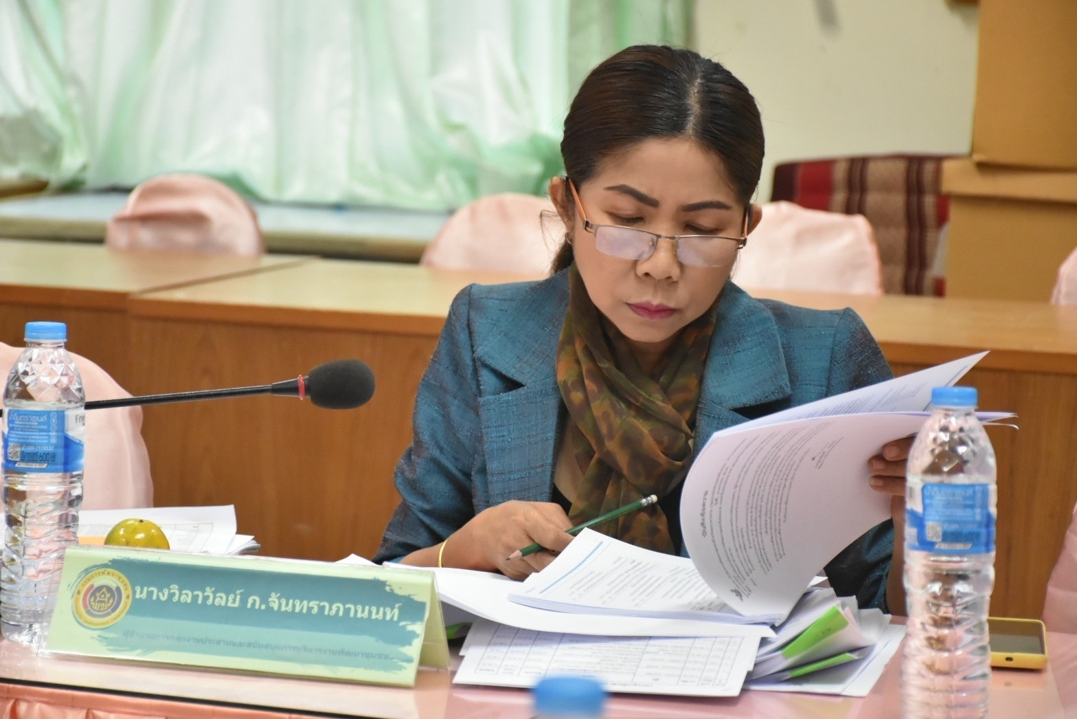 พช.มหาสารคาม ประชุมประจำเดือนสำนักงานพัฒนาชุมชนจังหวัดมหาสารคาม ครั้งที่ 1/2567