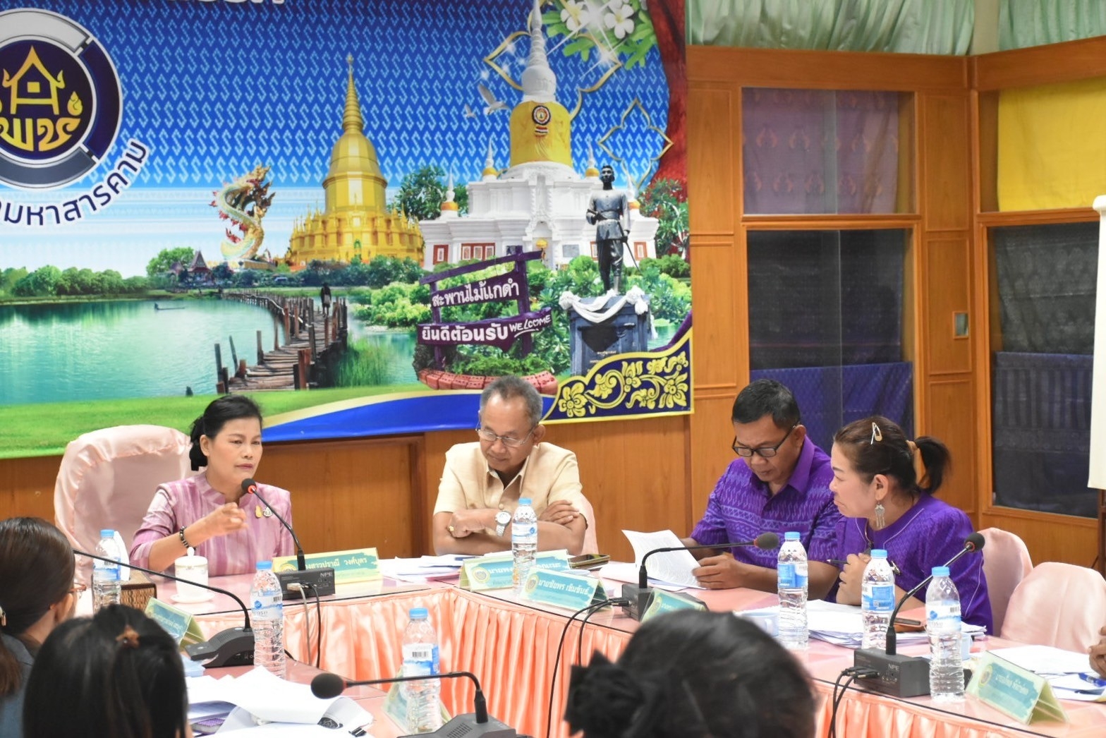 รองผู้ว่าราชการจังหวัดมหาสารคาม เชิญชวนชาว พช.มหาสารคาม สมัครสมาชิกชมรมแม่บ้านมหาดไทย