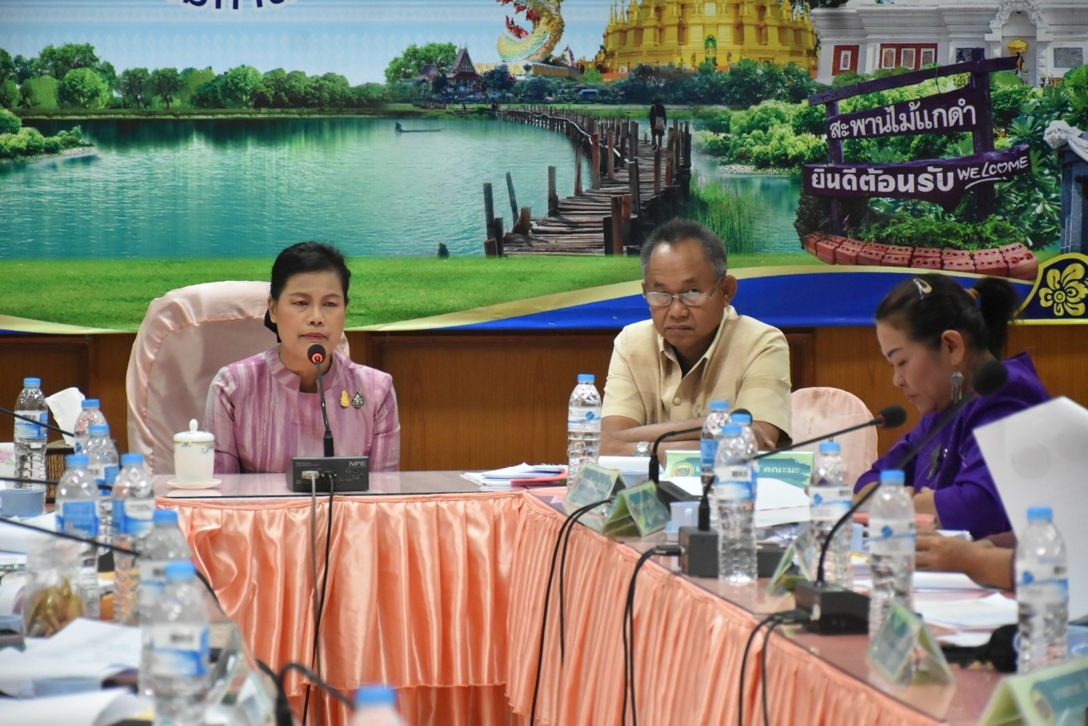 รองผู้ว่าราชการจังหวัดมหาสารคาม เชิญชวนชาว พช.มหาสารคาม สมัครสมาชิกชมรมแม่บ้านมหาดไทย