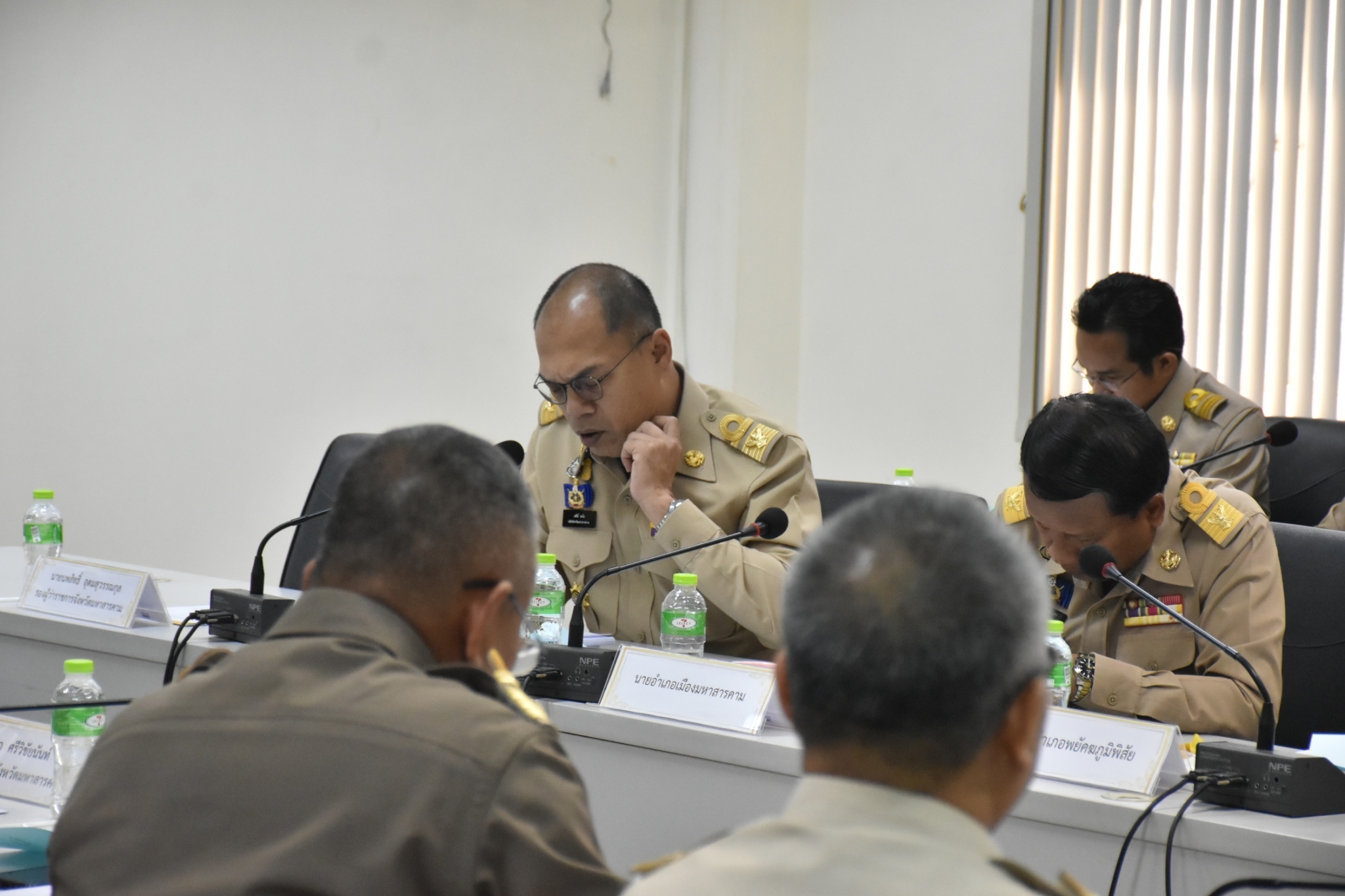 พช.มหาสารคาม ร่วมประชุมนายอำเภอและหัวหน้าส่วนราชการสังกัดกระทรวงมหาดไทย จังหวัดมหาสารคาม ประจำเดือน กุมภาพันธ์ 2567