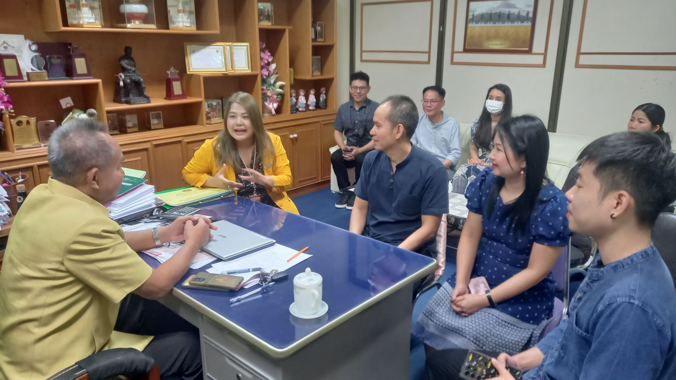 พช.มหาสารคาม รับการติดตามงานระบบเครือข่ายอินเตอร์เน็ต และความมั่นคงปลอดภัยด้านเทคโนโลยีสารสนเทศ
