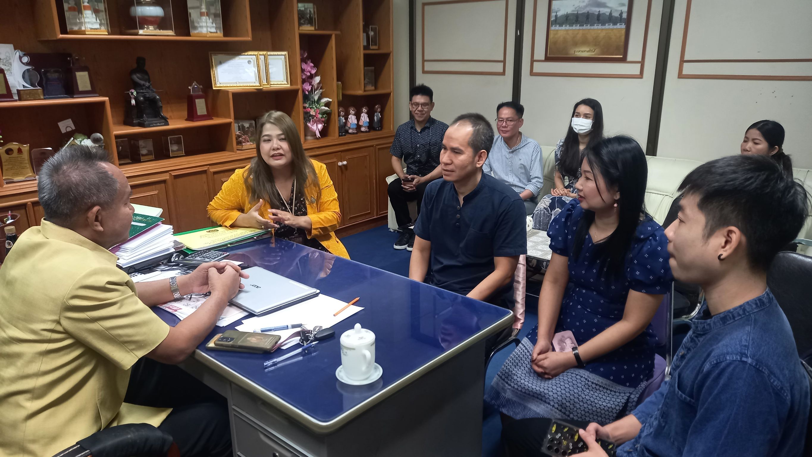 พช.มหาสารคาม รับการติดตามงานระบบเครือข่ายอินเตอร์เน็ต และความมั่นคงปลอดภัยด้านเทคโนโลยีสารสนเทศ