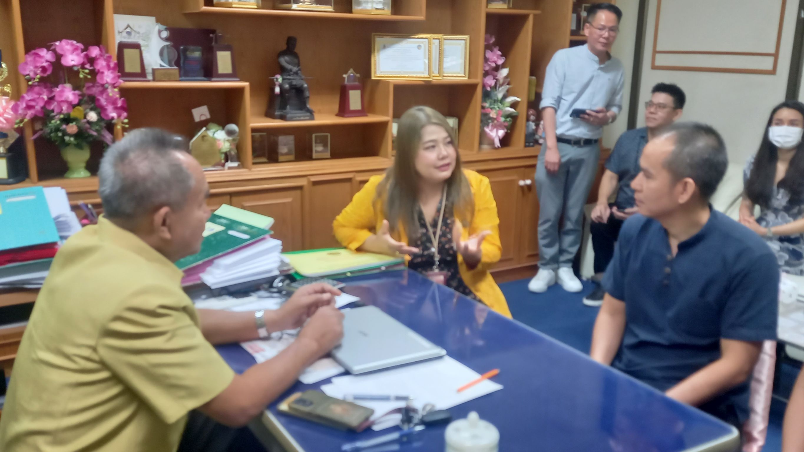 พช.มหาสารคาม รับการติดตามงานระบบเครือข่ายอินเตอร์เน็ต และความมั่นคงปลอดภัยด้านเทคโนโลยีสารสนเทศ